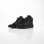 Chanel CC Logo Black High Top Sneakers