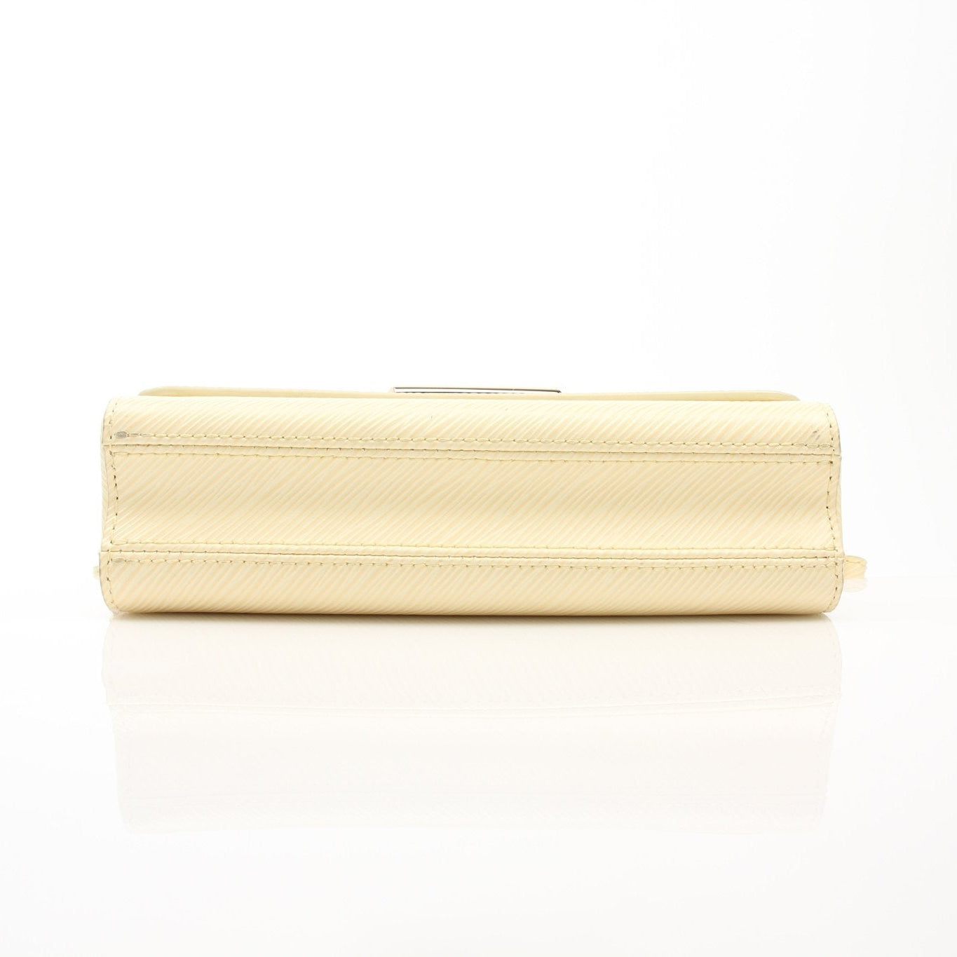 Louis Vuitton Ivory Twist West Chain Shoulder Bag, luxury handbag with gold chain and elegant design, shown in a product image.