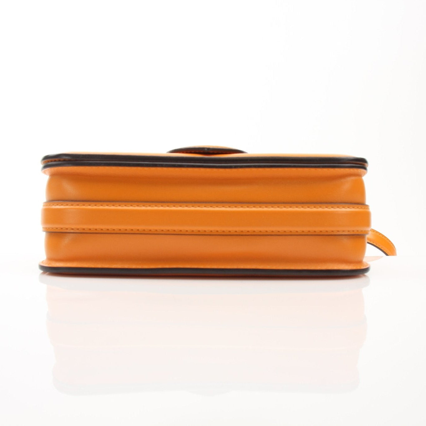 Louis Vuitton orange Port 9 MM crossbody handbag by Gold & Beyond, featuring sleek design and stylish leather accents.
