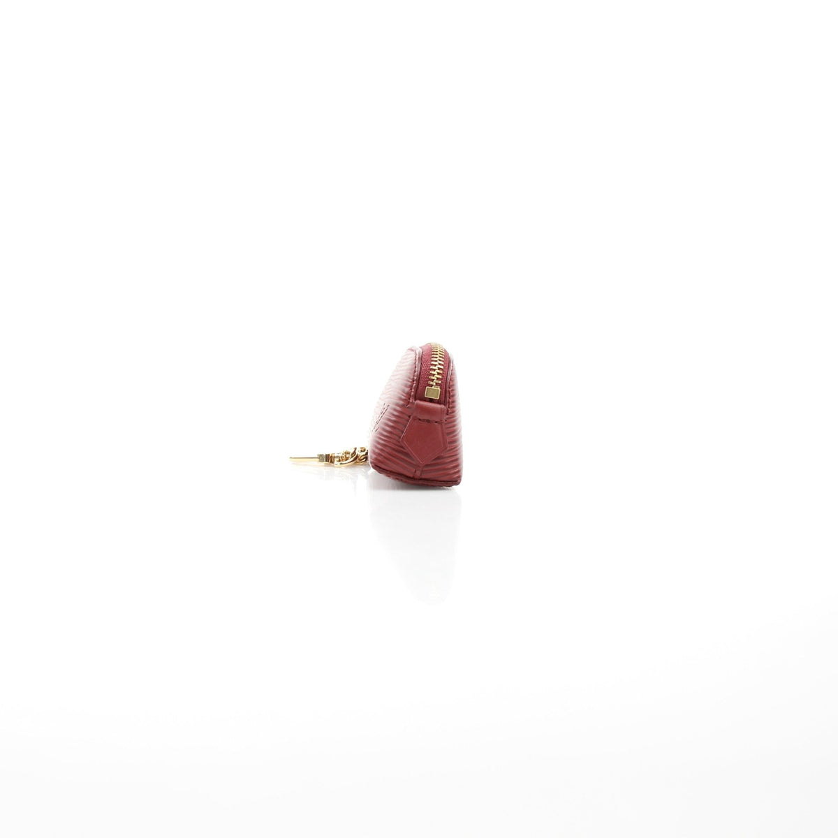 Louis Vuitton burgundy Epi leather cosmetic lipstick pouch by Gold & Beyond