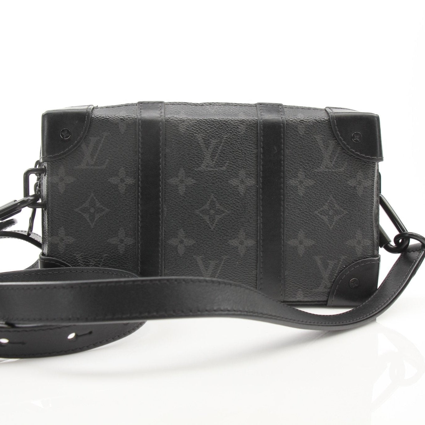 Gold & Beyond Louis Vuitton Soft Trunk crossbody handbag with leather strap and gold-tone hardware, stylish and compact accessory.
