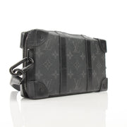 Gold & Beyond Louis Vuitton Soft Trunk crossbody handbag with structured design and leather strap, displayed on a neutral background.