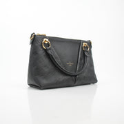 Louis Vuitton V Tote Black Monogram Empreinte Leather Bag