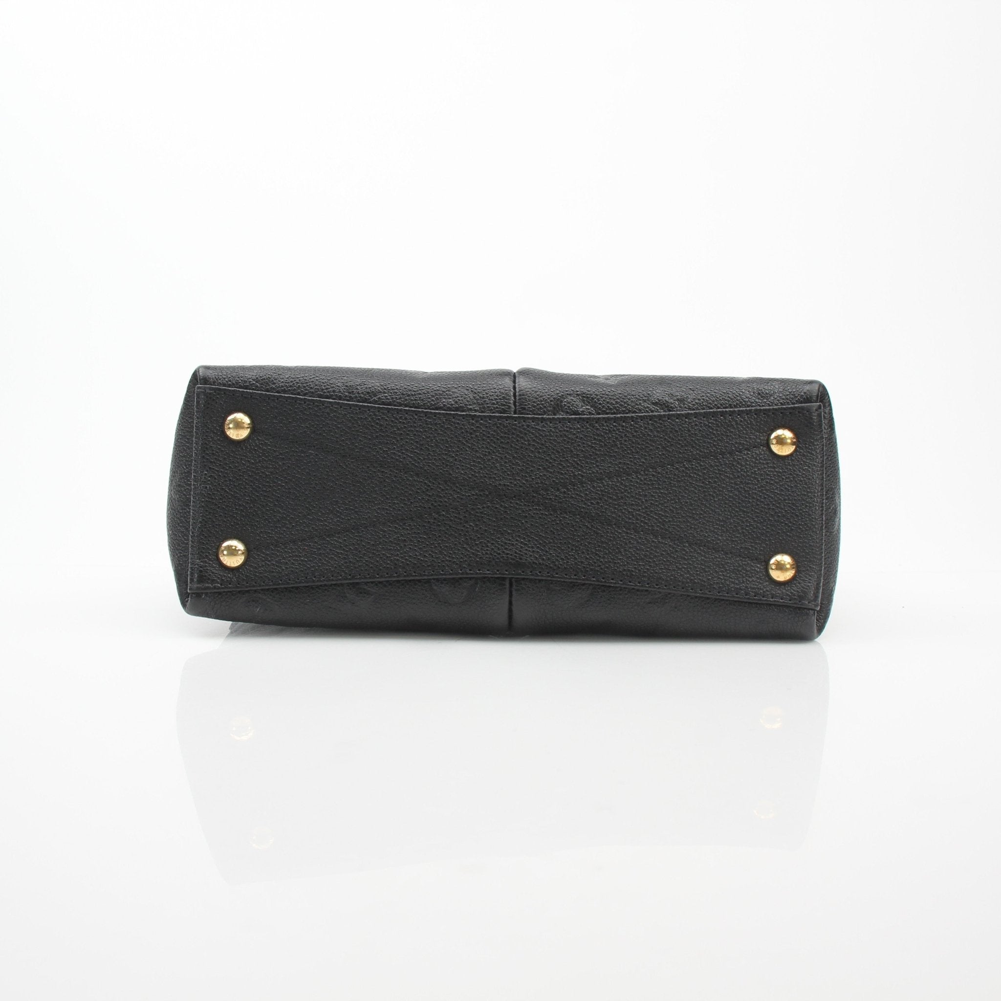 Louis Vuitton V Tote Black Monogram Empreinte Leather Bag
