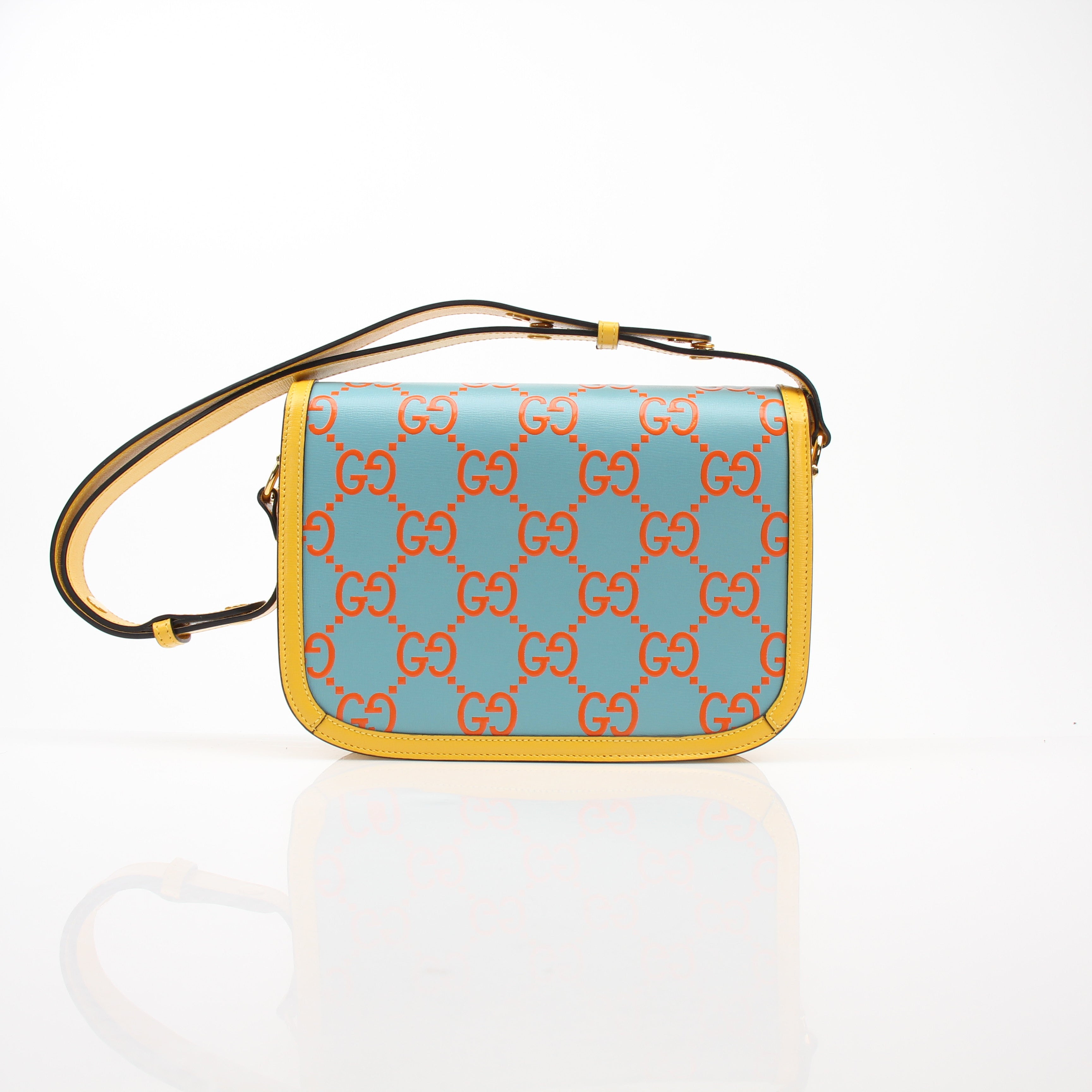 Gucci Horsebit 1955 Azalea GG Shoulder Bag