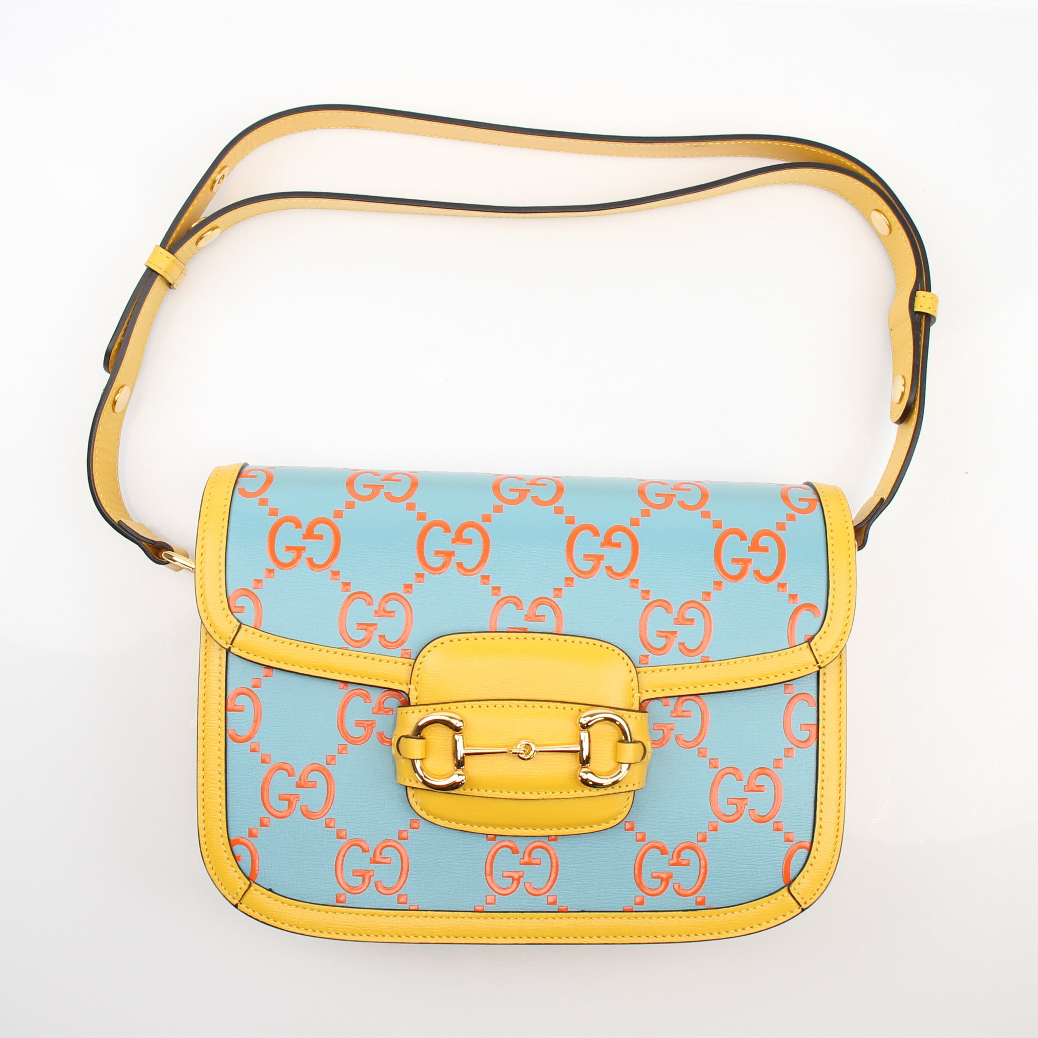 Gucci Horsebit 1955 Azalea GG Shoulder Bag