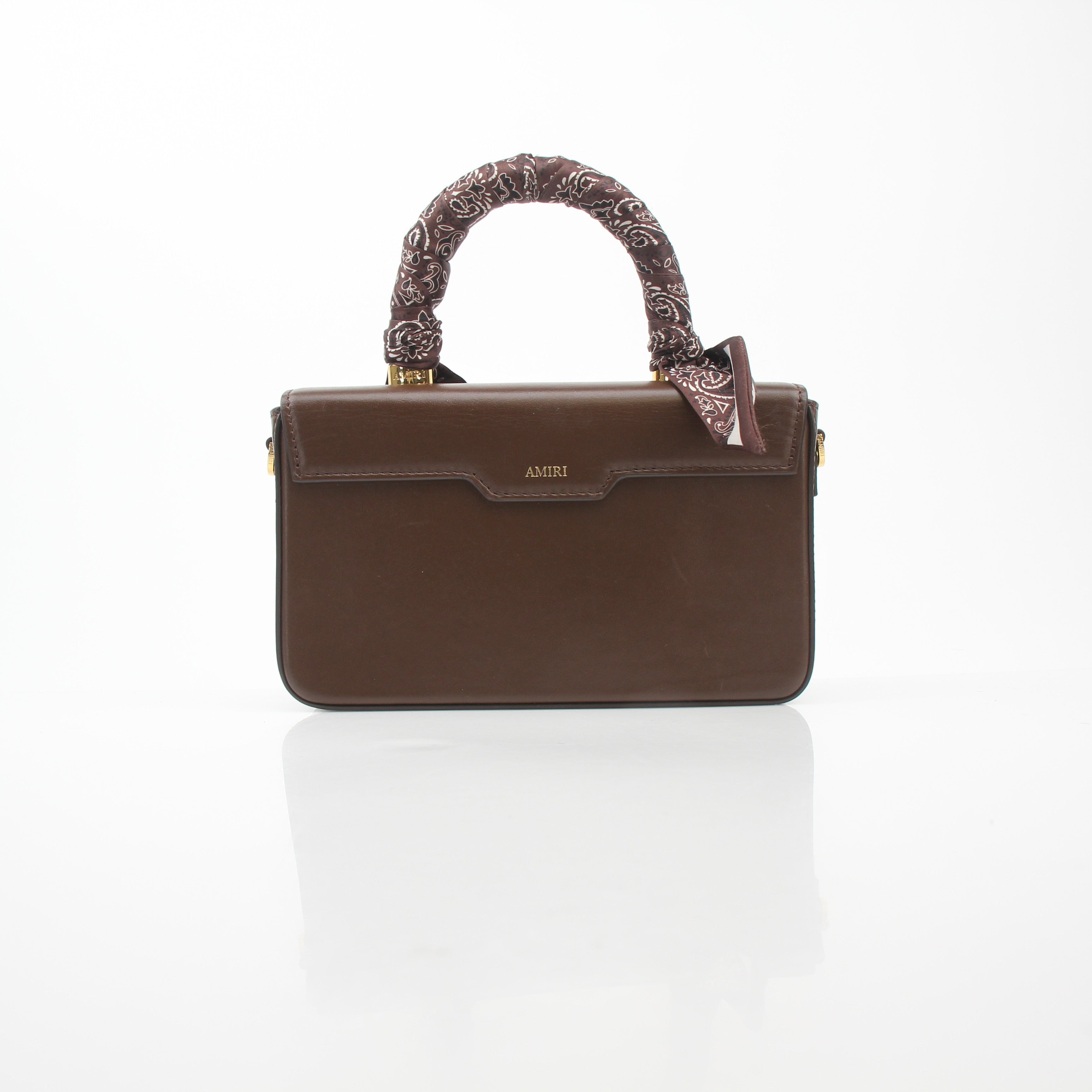AMIRI Brown Bandana Micro M.A. Bag