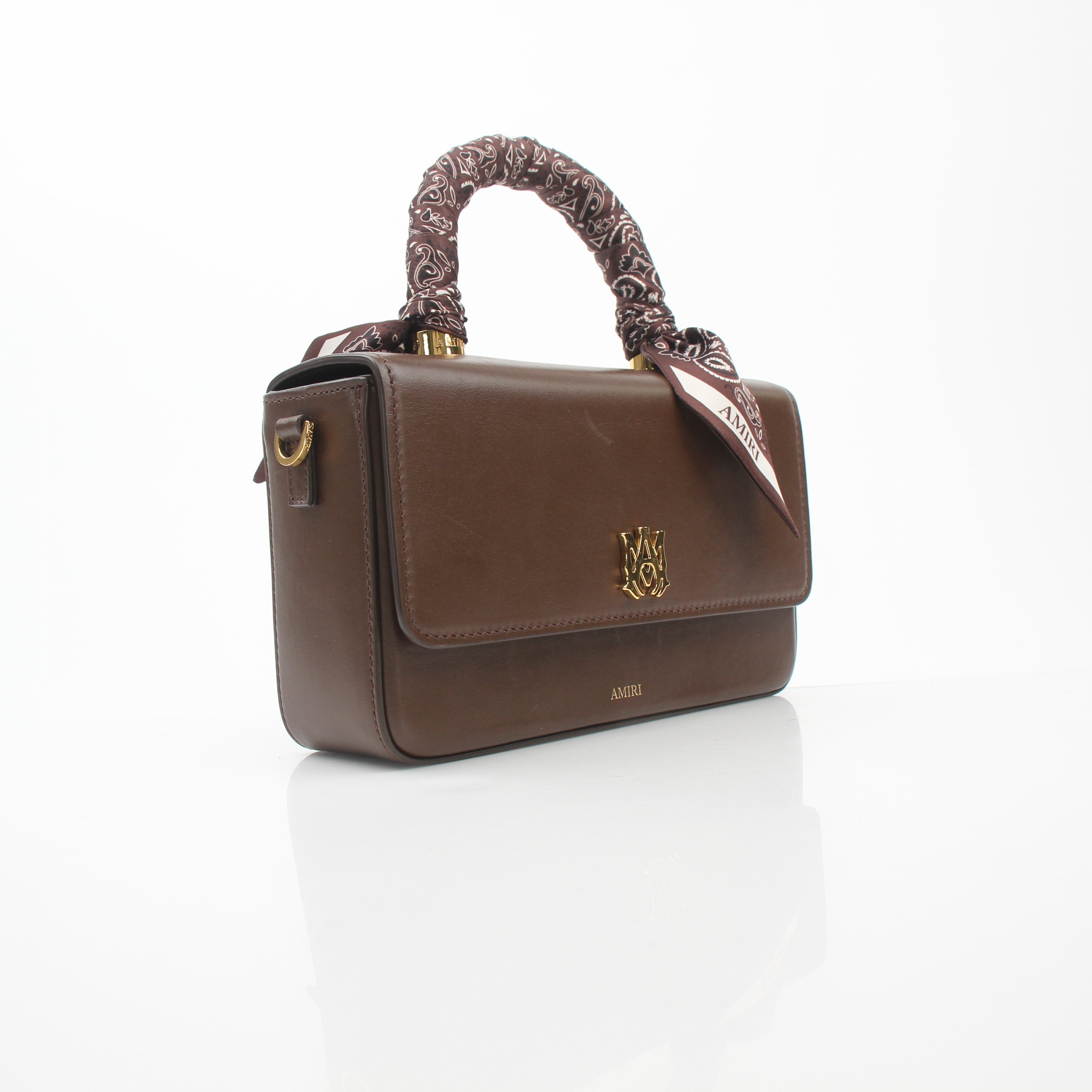 AMIRI Brown Bandana Micro M.A. Bag