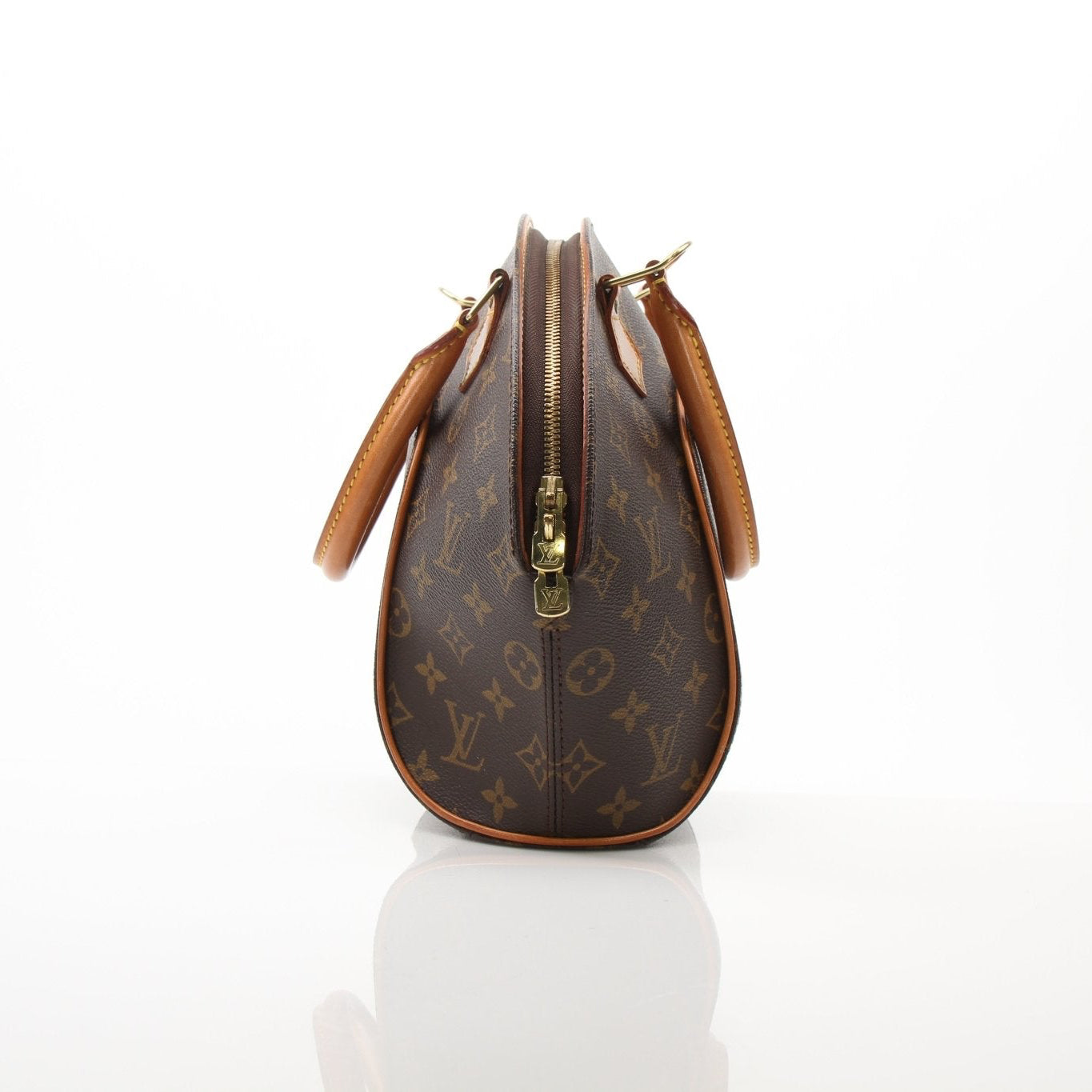 Louis Vuitton Ellipse PM top handle handbag by Gold & Beyond, showcasing luxurious leather craftsmanship and elegant design.