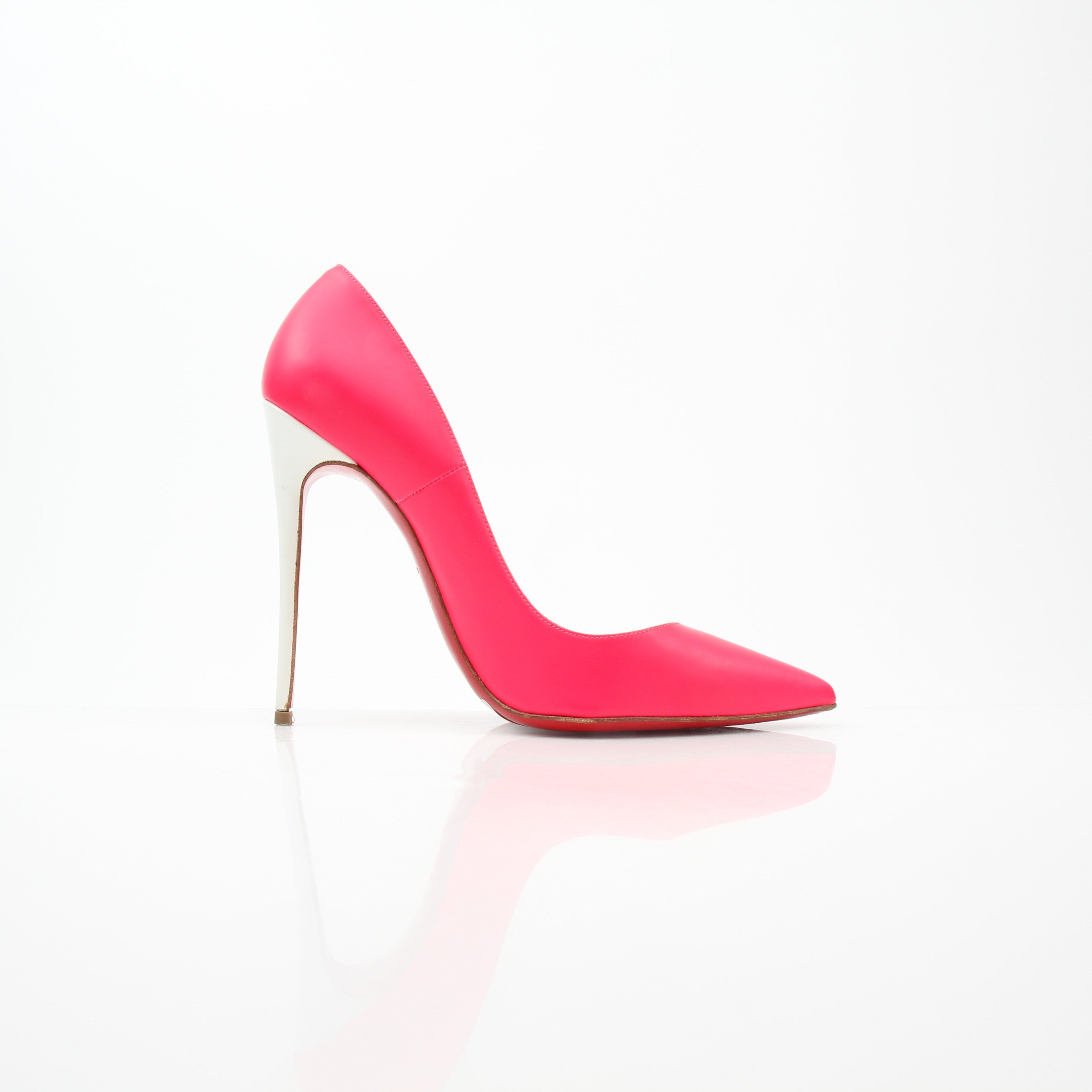 Christian Louboutin So Kate Pink Leather Pumps