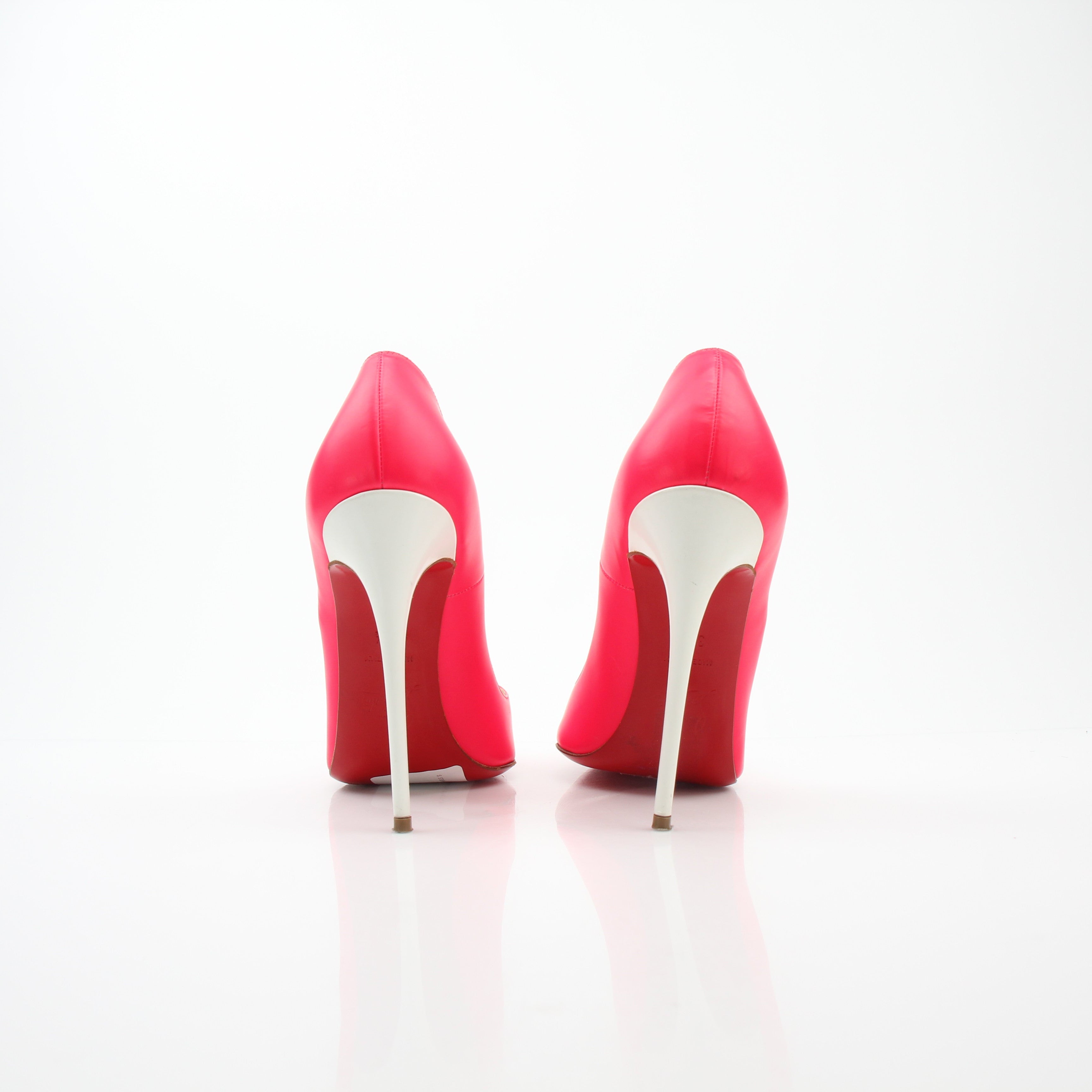 Christian Louboutin So Kate Pink Leather Pumps