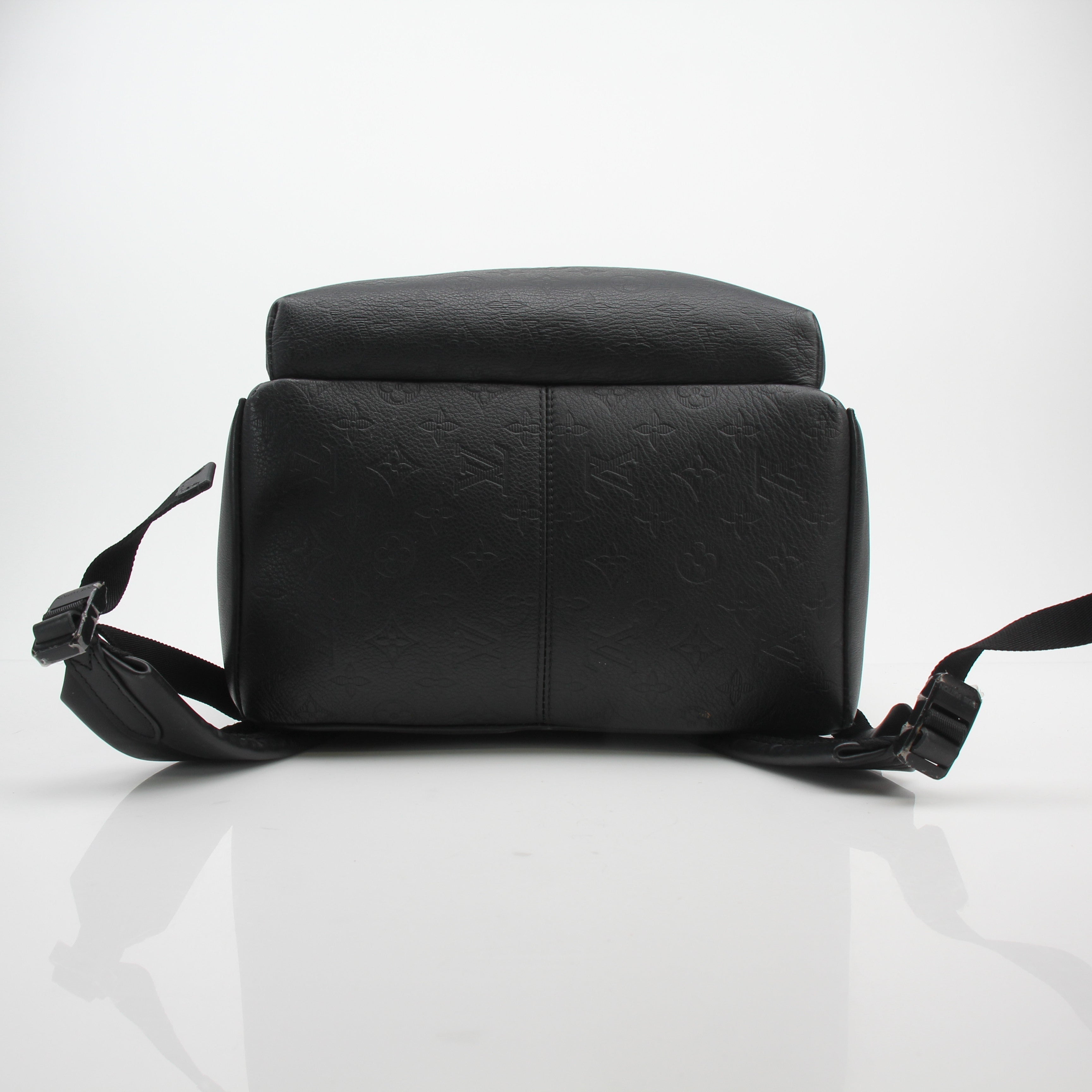 Louis Vuitton Discovery Black Monogram Shadow Leather Backpack