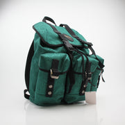 Gucci Off The Grid Green GG Nylon Backpack