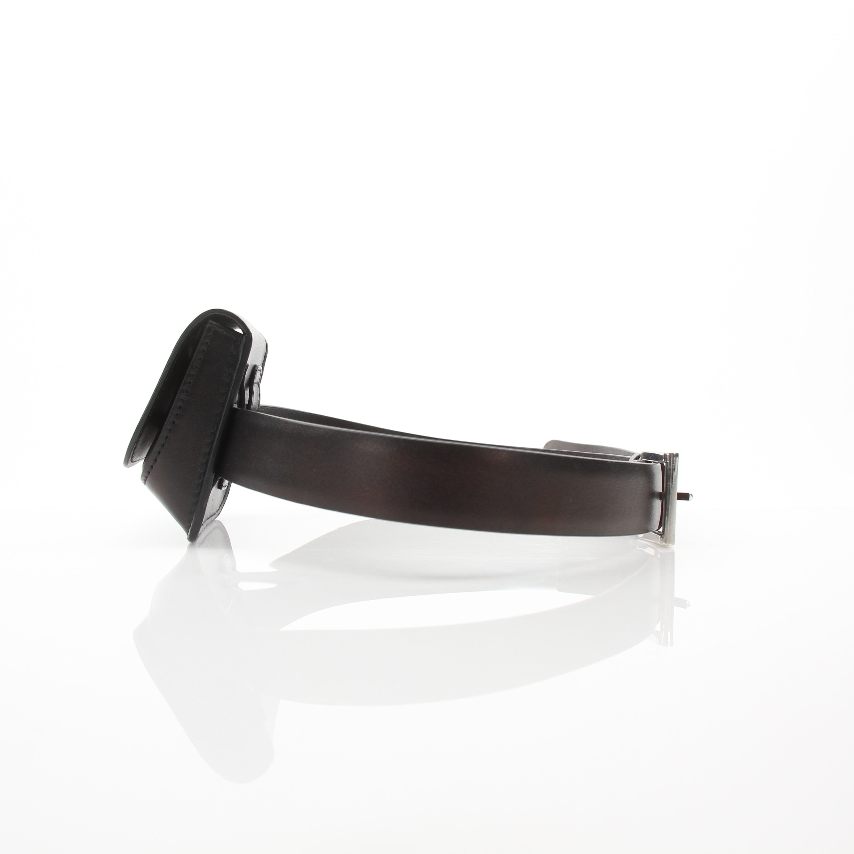 Prada black logo plaque belt bag wallet with adjustable strap and compact design, crafted by Gold & Beyond.