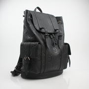Gucci Jumbo GG Black Leather Backpack