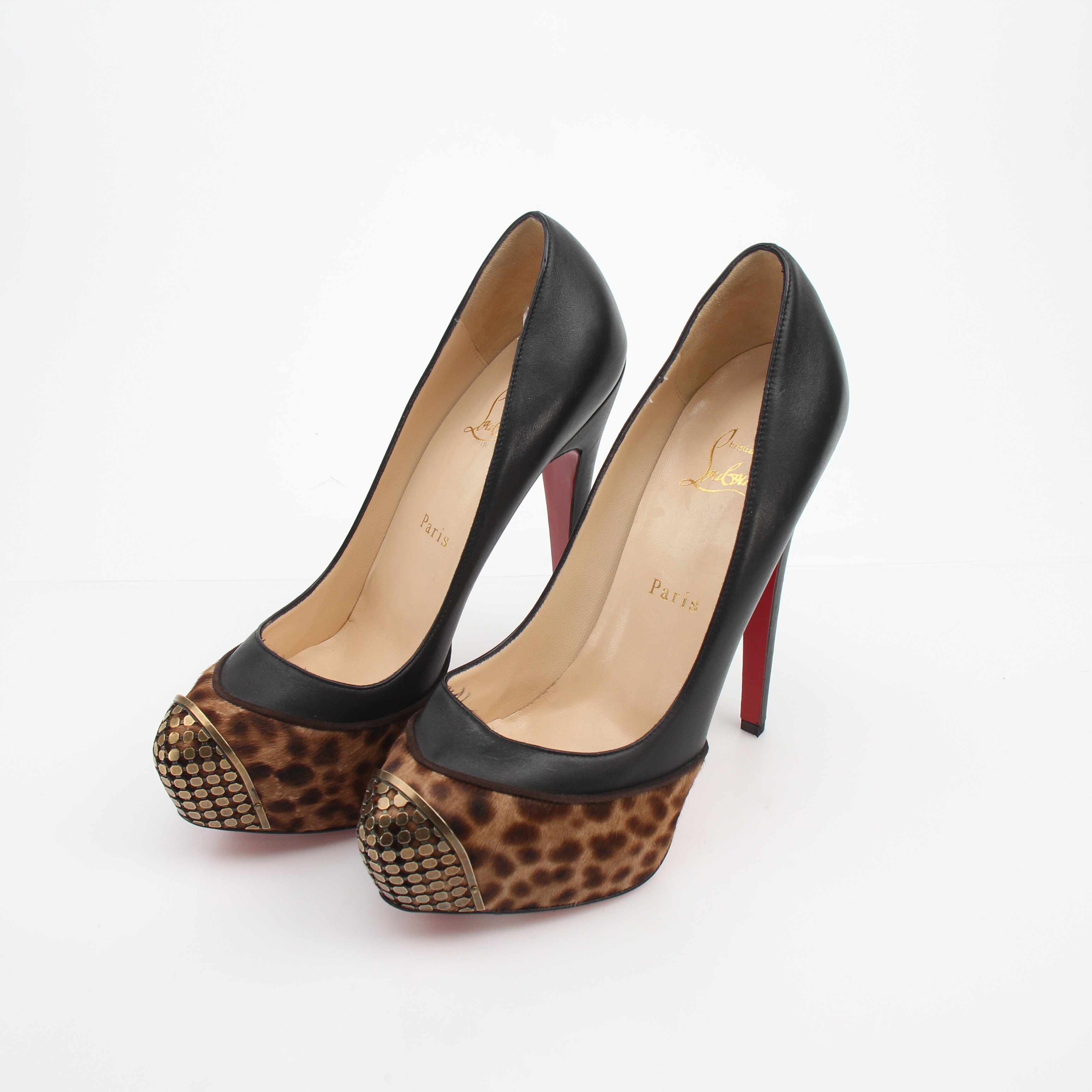 Christian Louboutin Maggie Steel Toe Platform Pumps