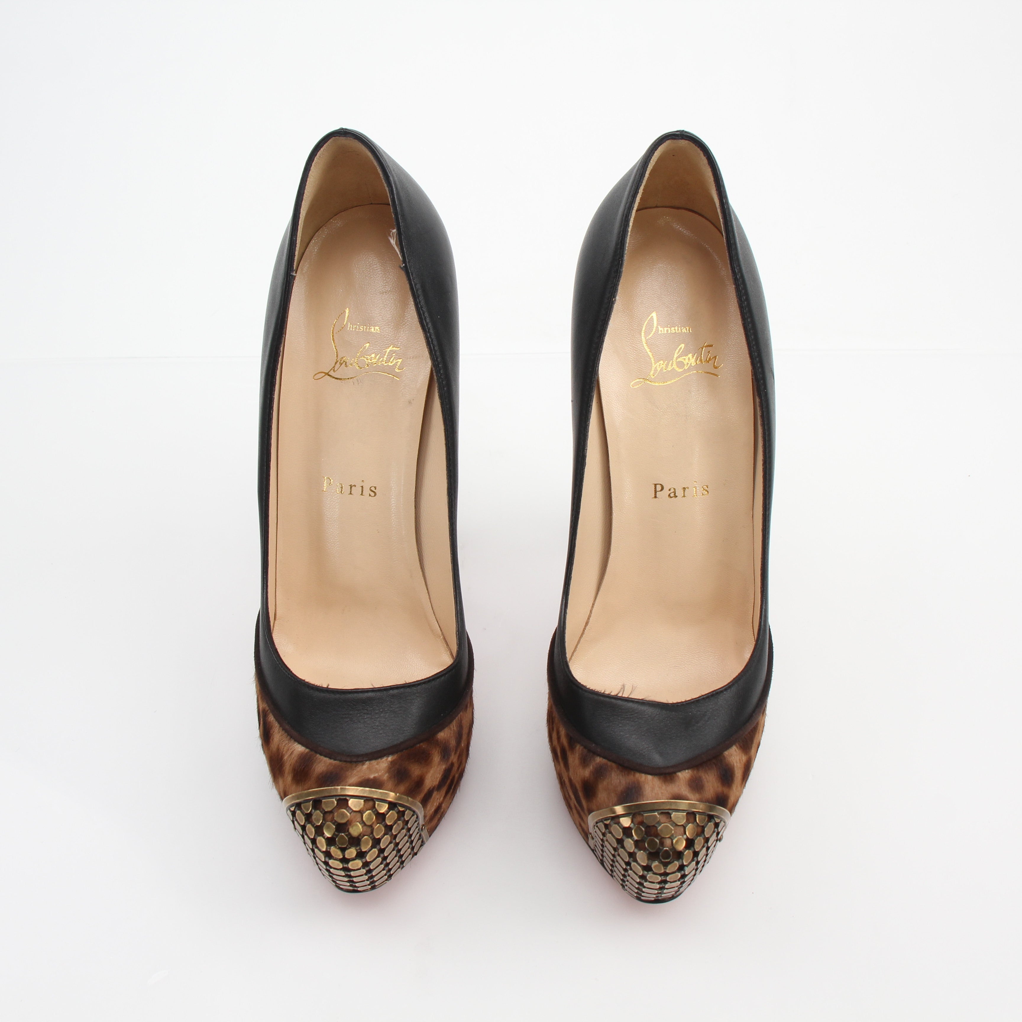 Christian Louboutin Maggie Steel Toe Platform Pumps