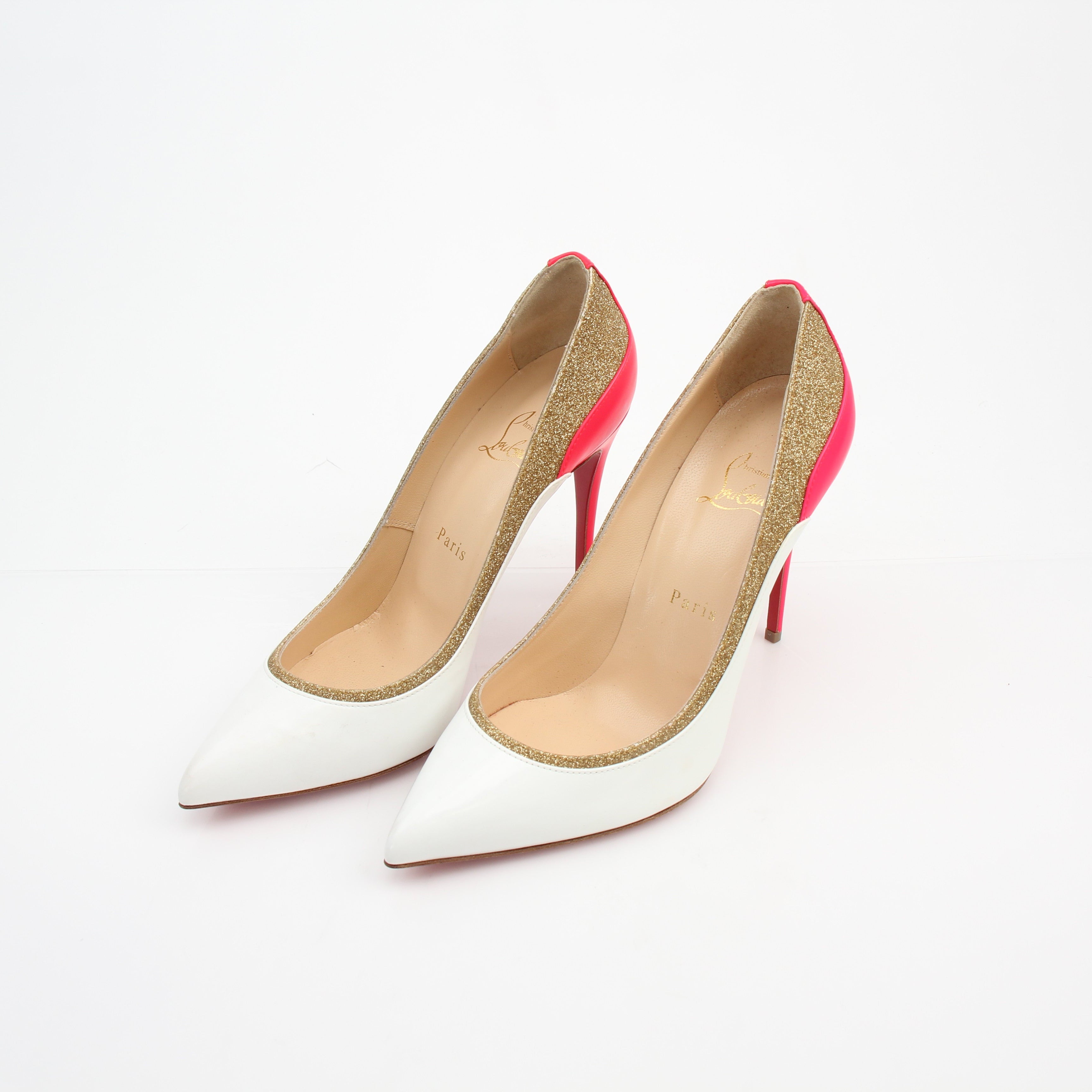 Christian Louboutin Tucsick Glitter Pumps