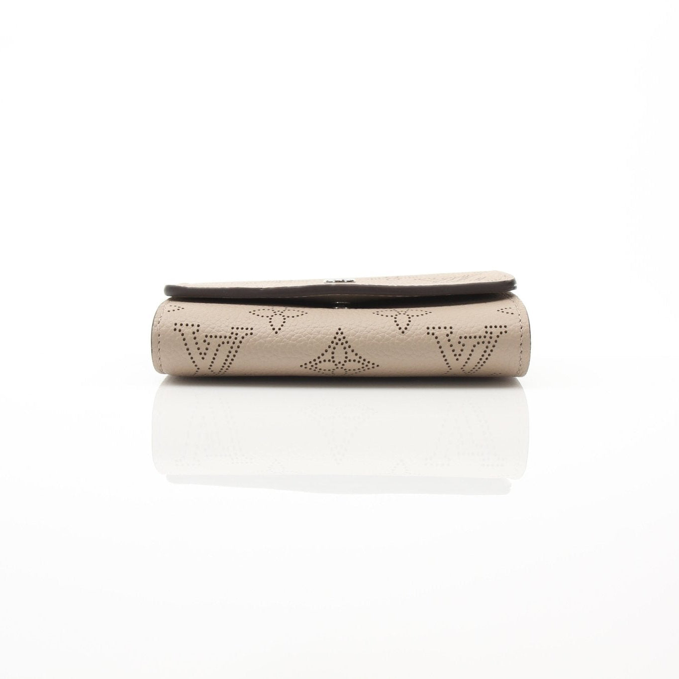 Louis Vuitton Iris compact wallet by Gold & Beyond, featuring sleek design and high-quality materials, shown with open compartments.