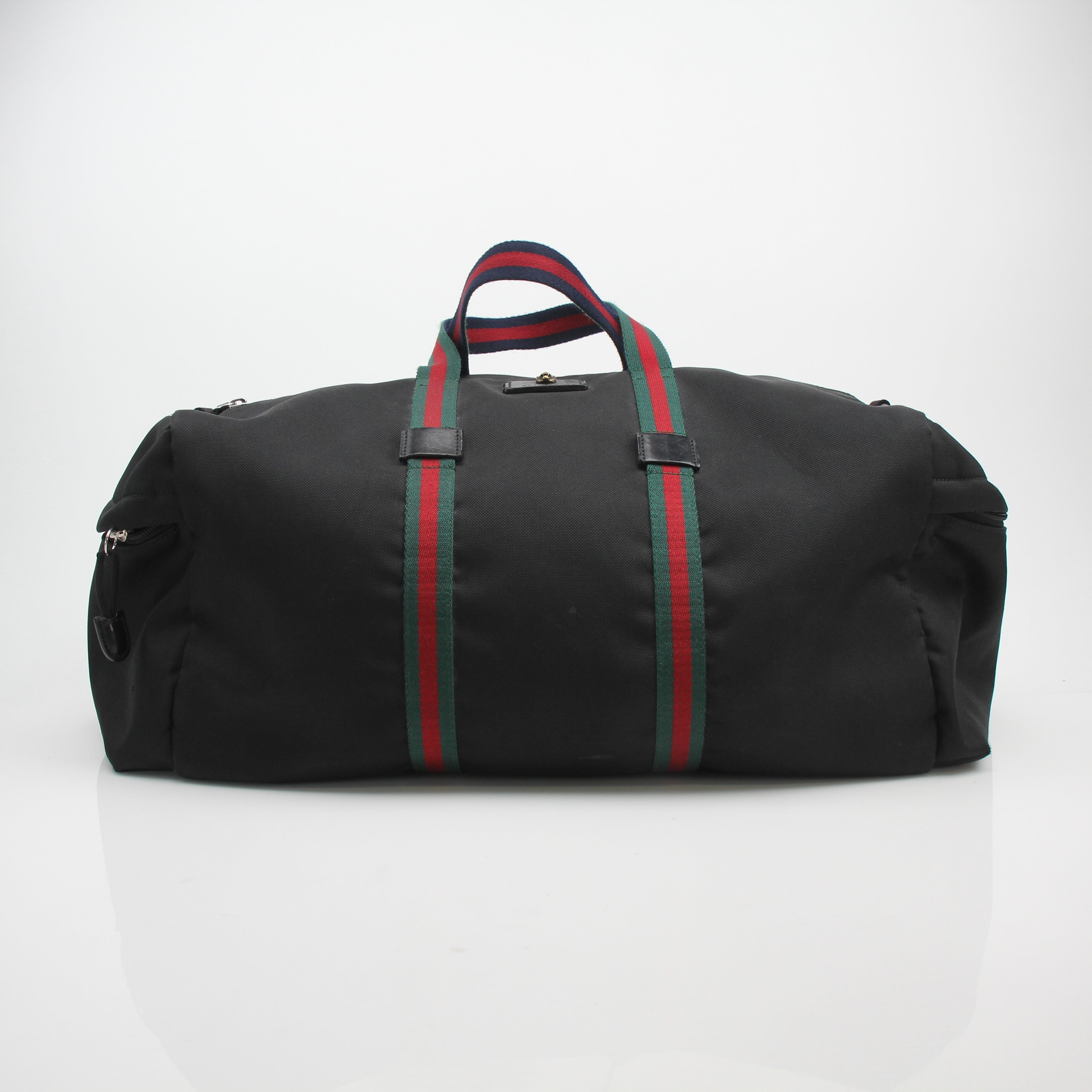 Gucci Techno Canvas Duffle Travel Bag