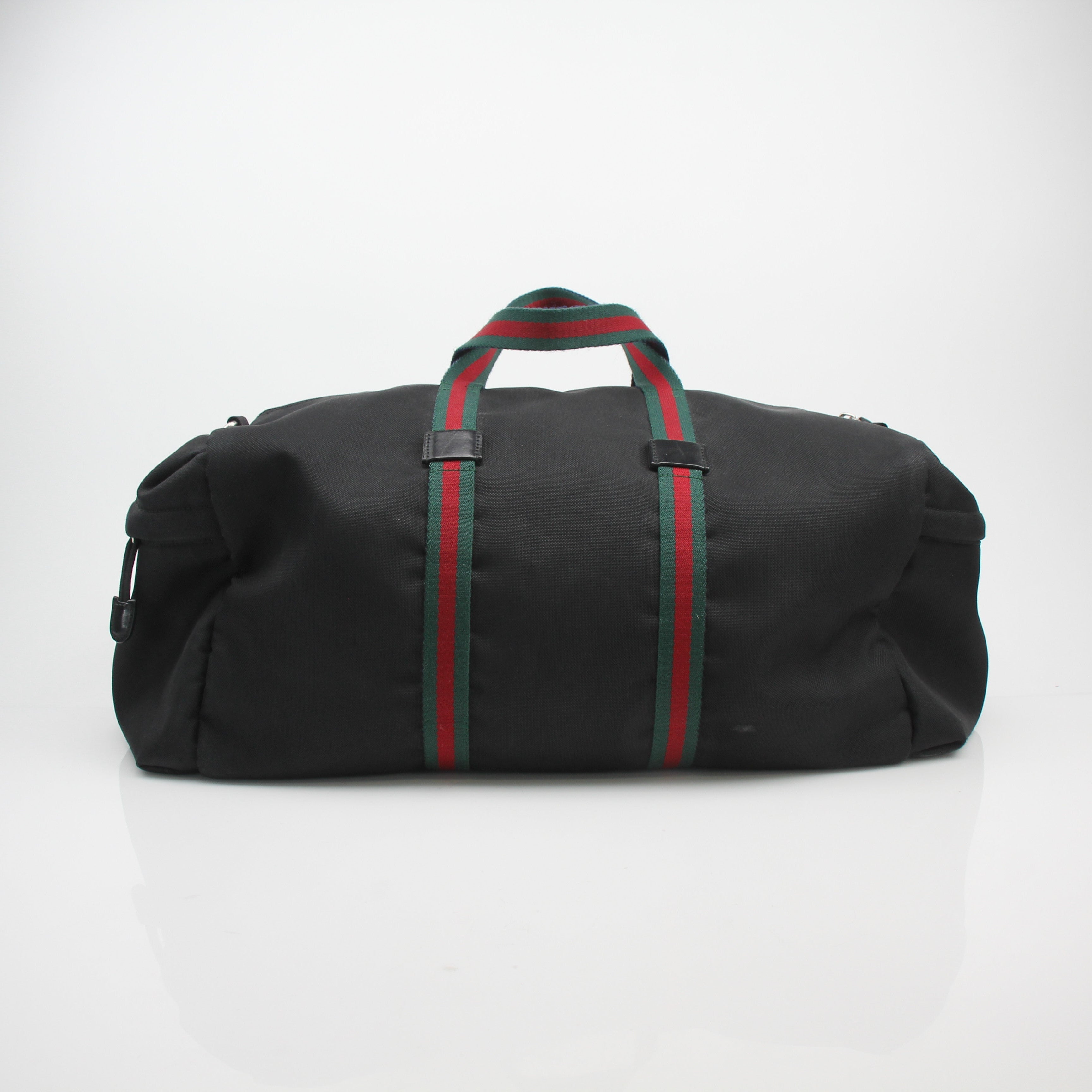 Gucci Techno Canvas Duffle Travel Bag