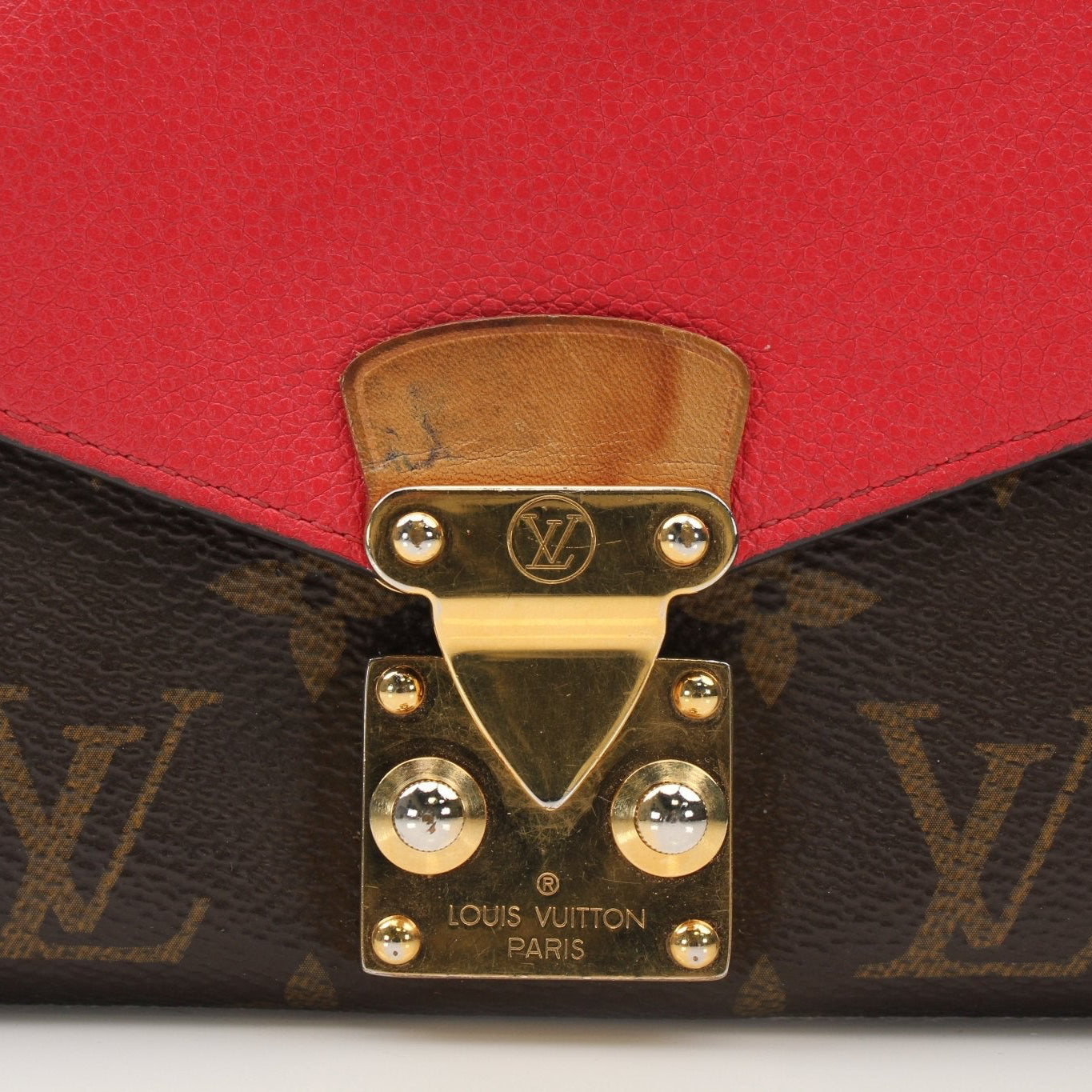 Louis Vuitton Pallas long wallet by Gold & Beyond, showcasing the elegant leather design with multiple card slots and a zip coin pocket.