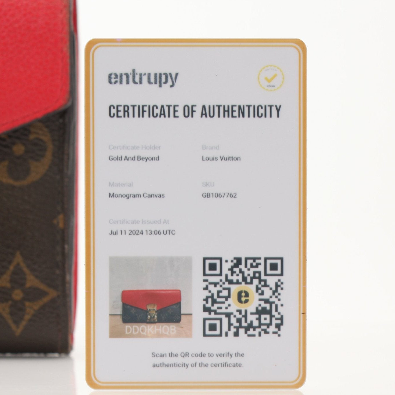 Louis Vuitton Pallas long wallet by Gold & Beyond, showcasing a sleek leather design with gold-tone hardware and multiple card slots.