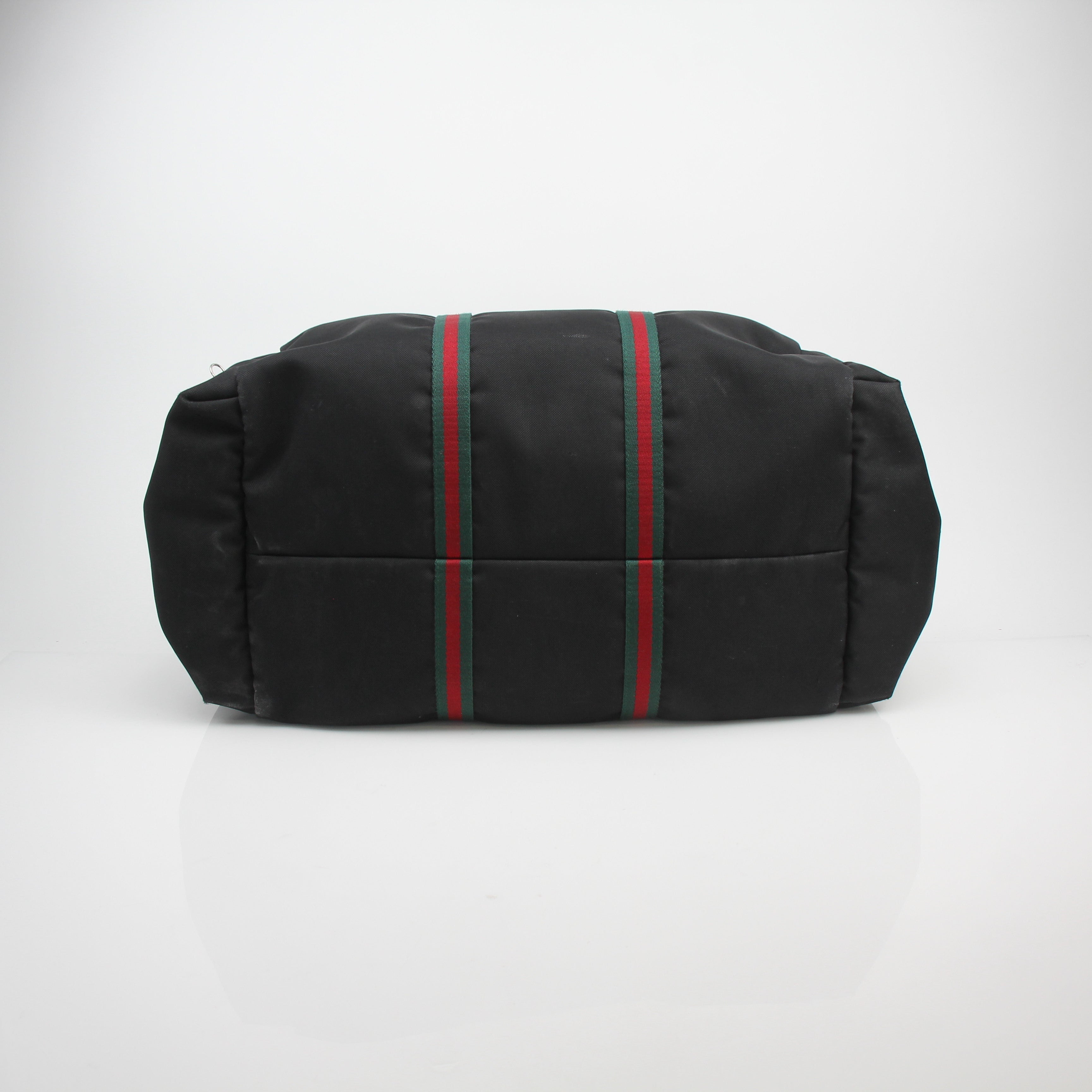 Gucci Techno Canvas Duffle Travel Bag