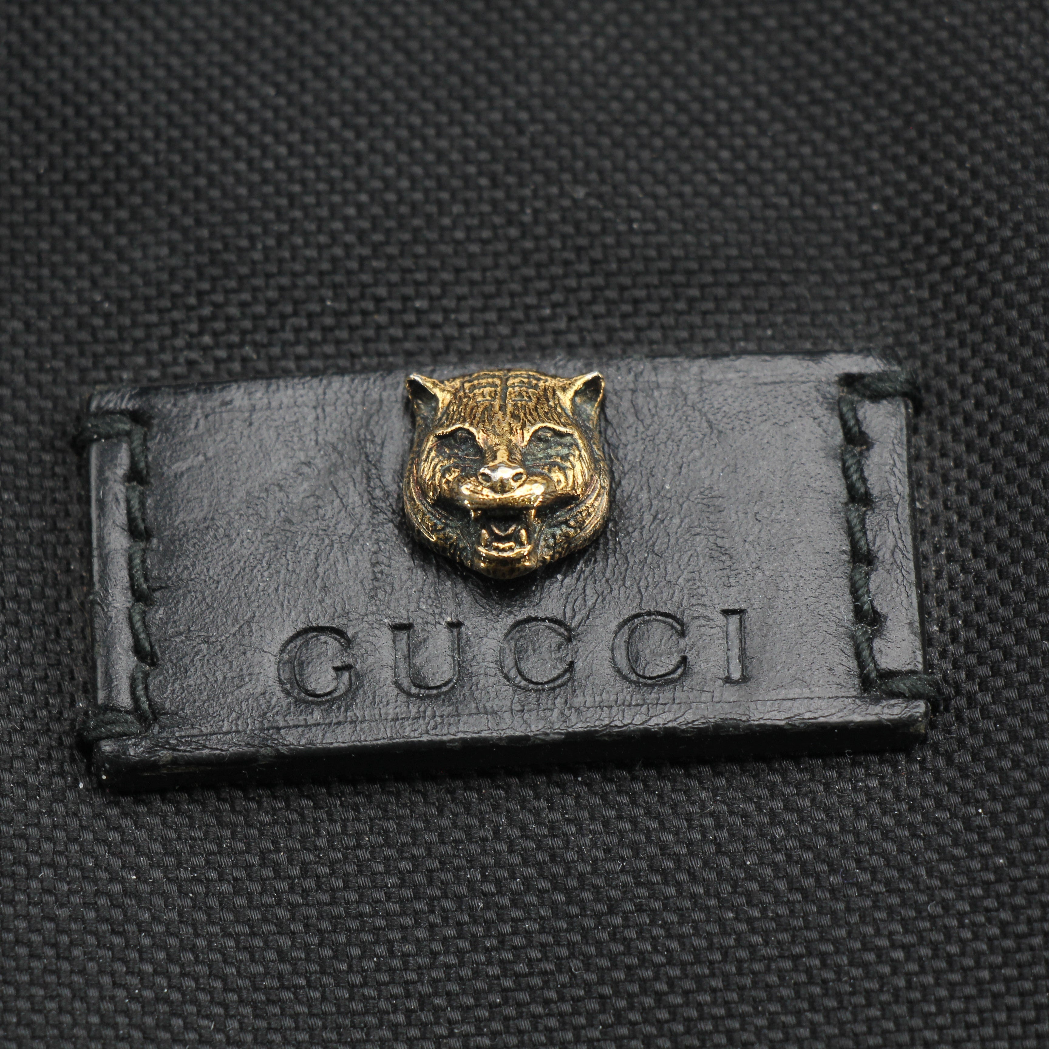 Gucci Techno Canvas Duffle Travel Bag