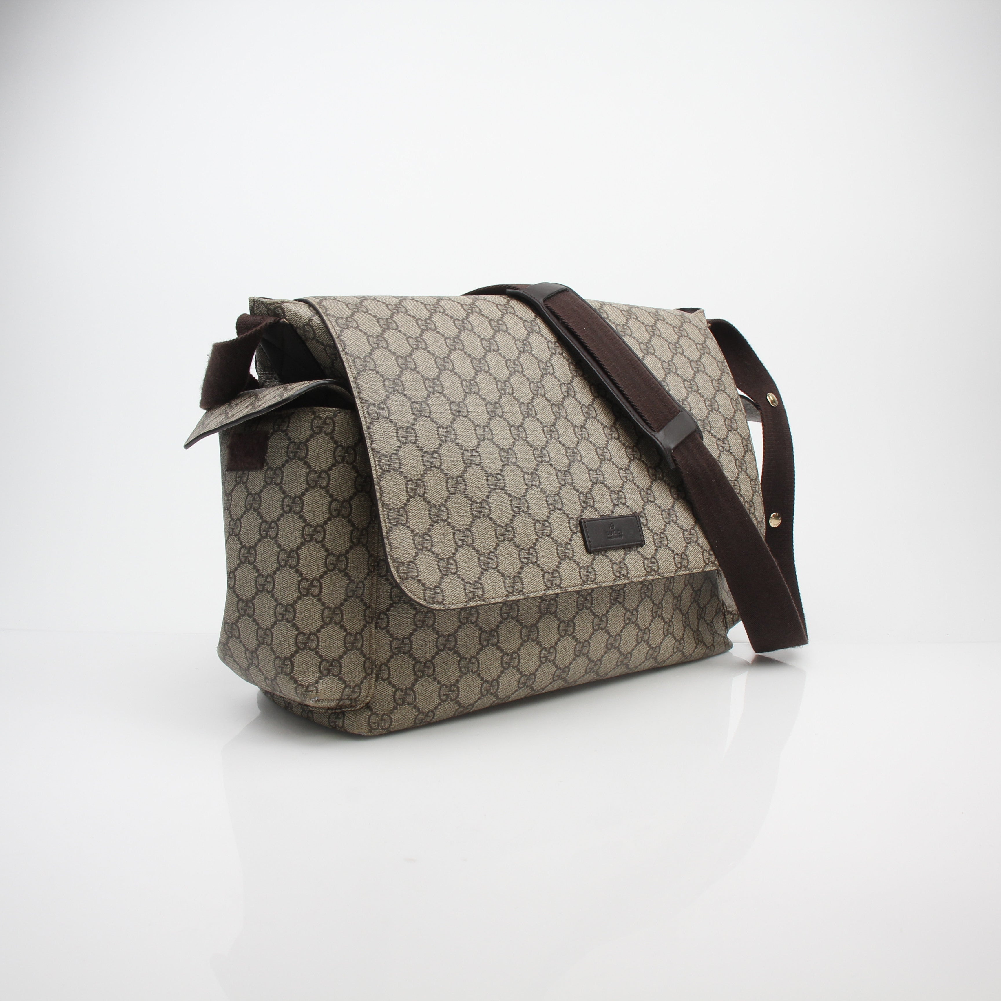 Gucci GG Supreme Plus Diaper Bag