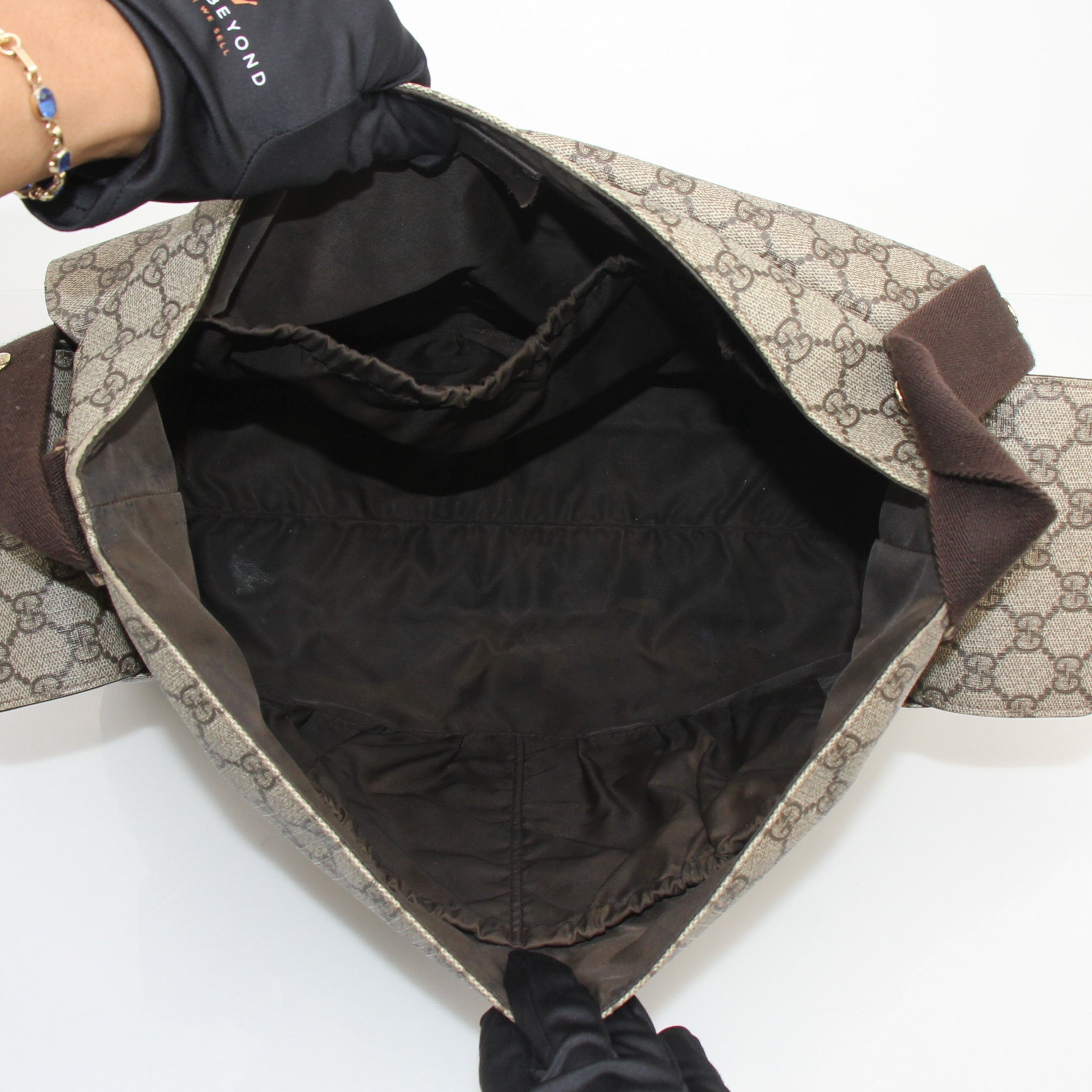 Gucci GG Supreme Plus Diaper Bag