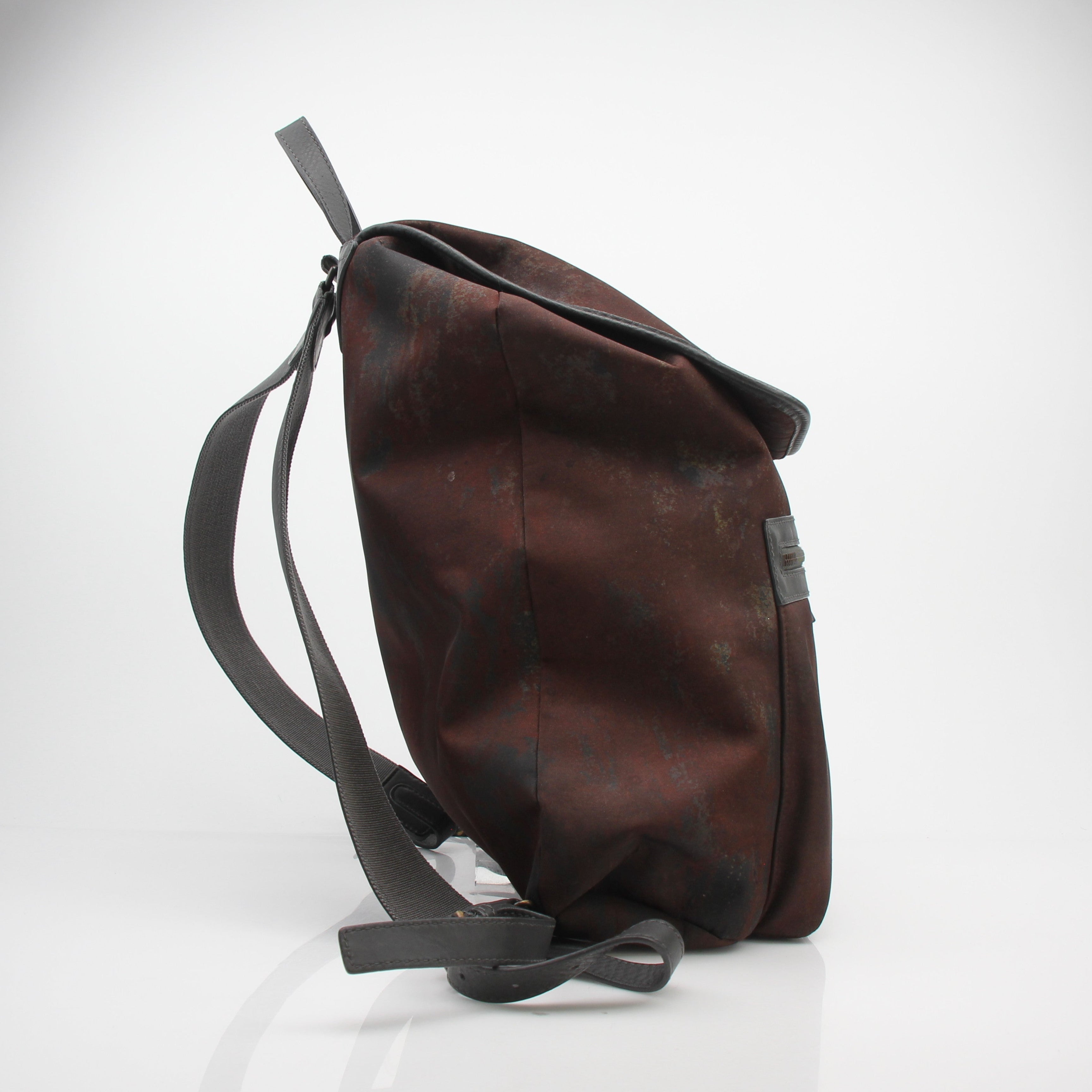 Balenciaga Traveller Rust Print Nylon Backpack