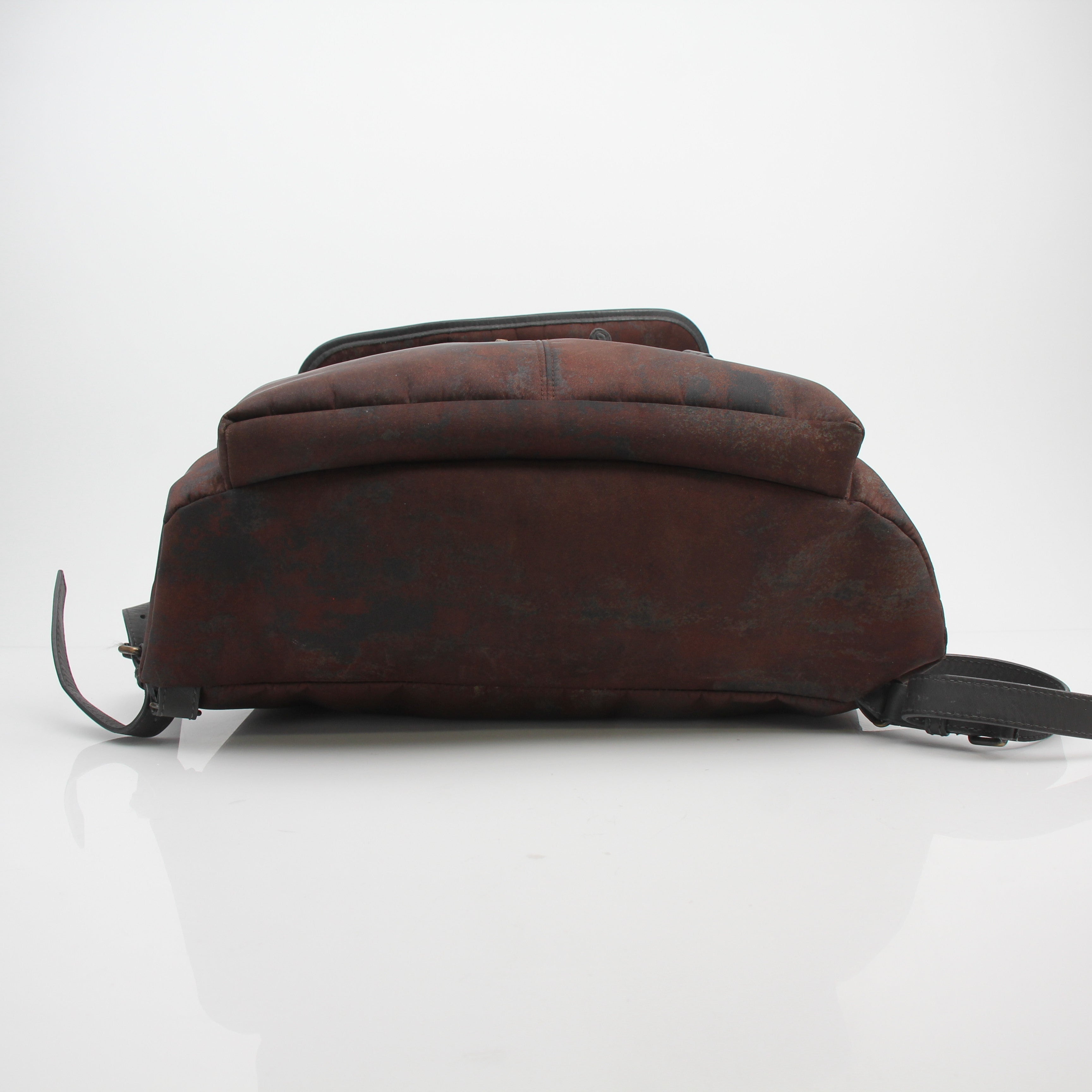 Balenciaga Traveller Rust Print Nylon Backpack