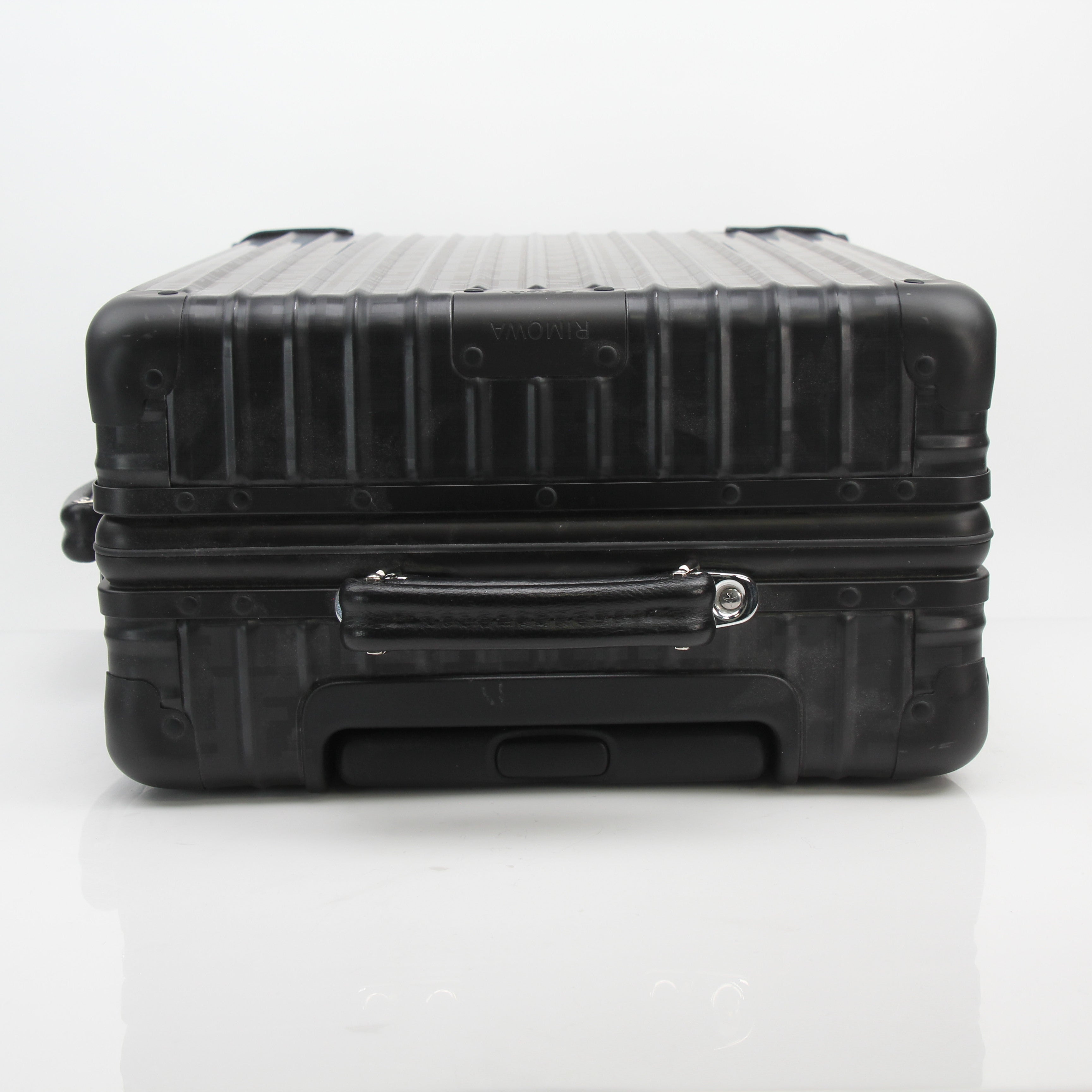 Fendi x Rimowa Black Aluminum Cabin Size Trolley