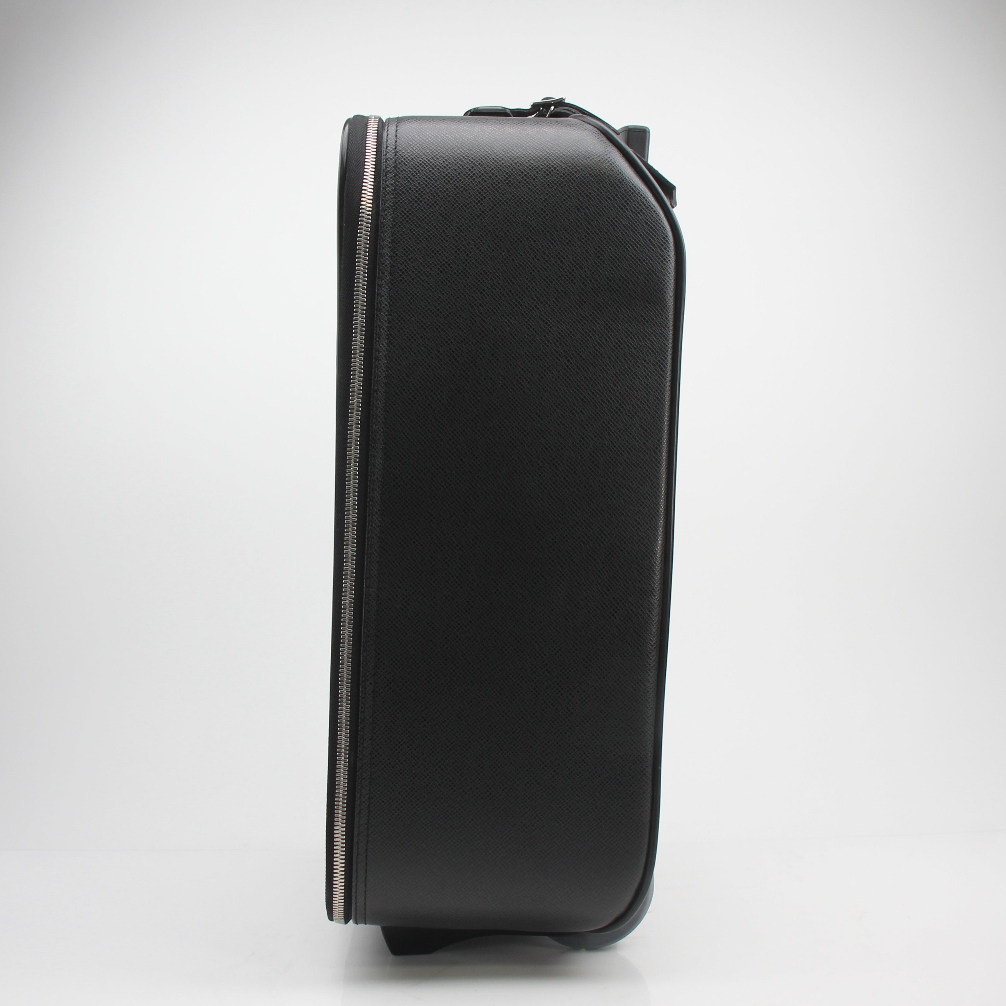 Louis Vuitton Taiga Pegase 45 Black Leather Rolling Travel Bag