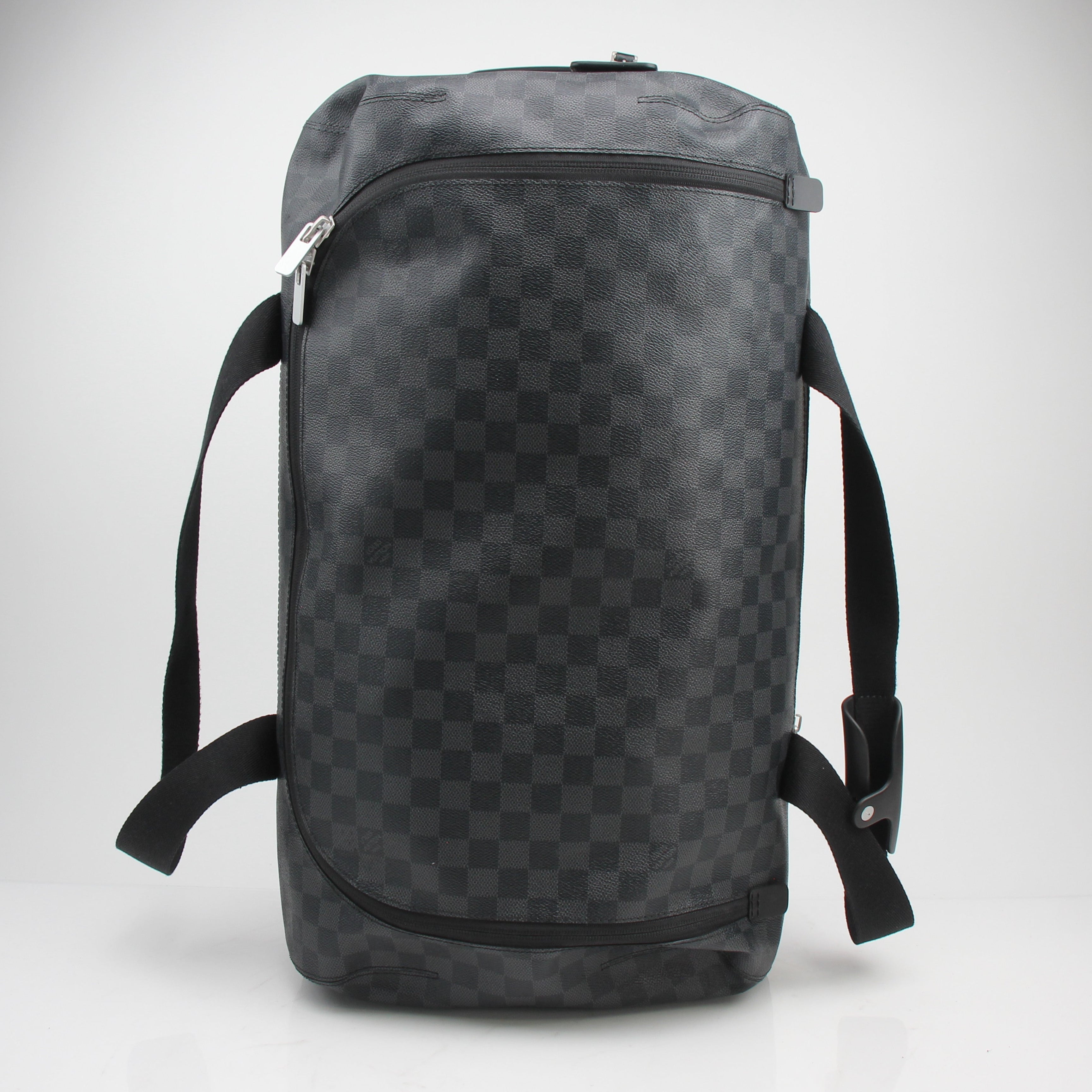 Louis Vuitton Horizon Soft Duffle Damier Graphite 55 Rolling Travel Bag