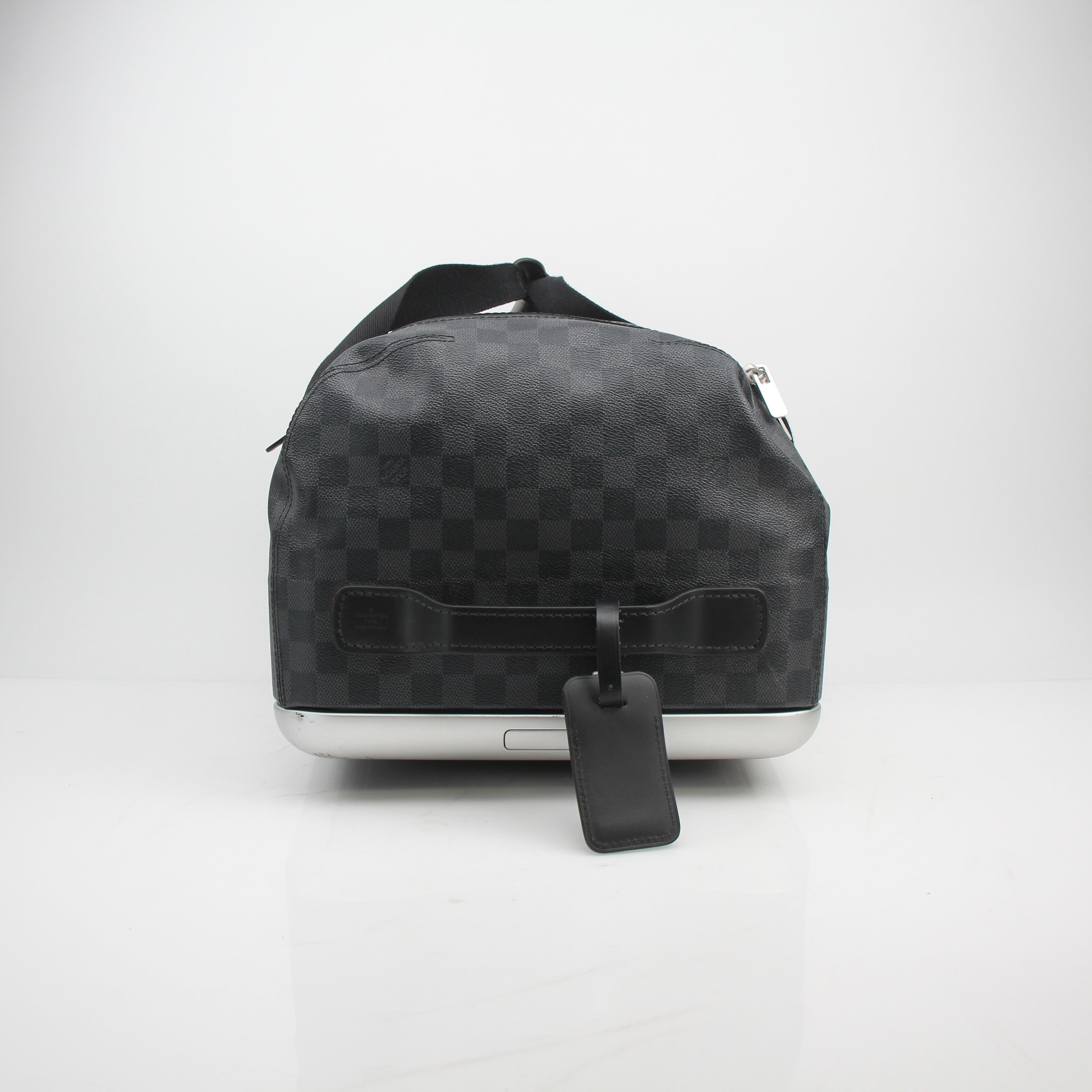 Louis Vuitton Horizon Soft Duffle Damier Graphite 55 Rolling Travel Bag