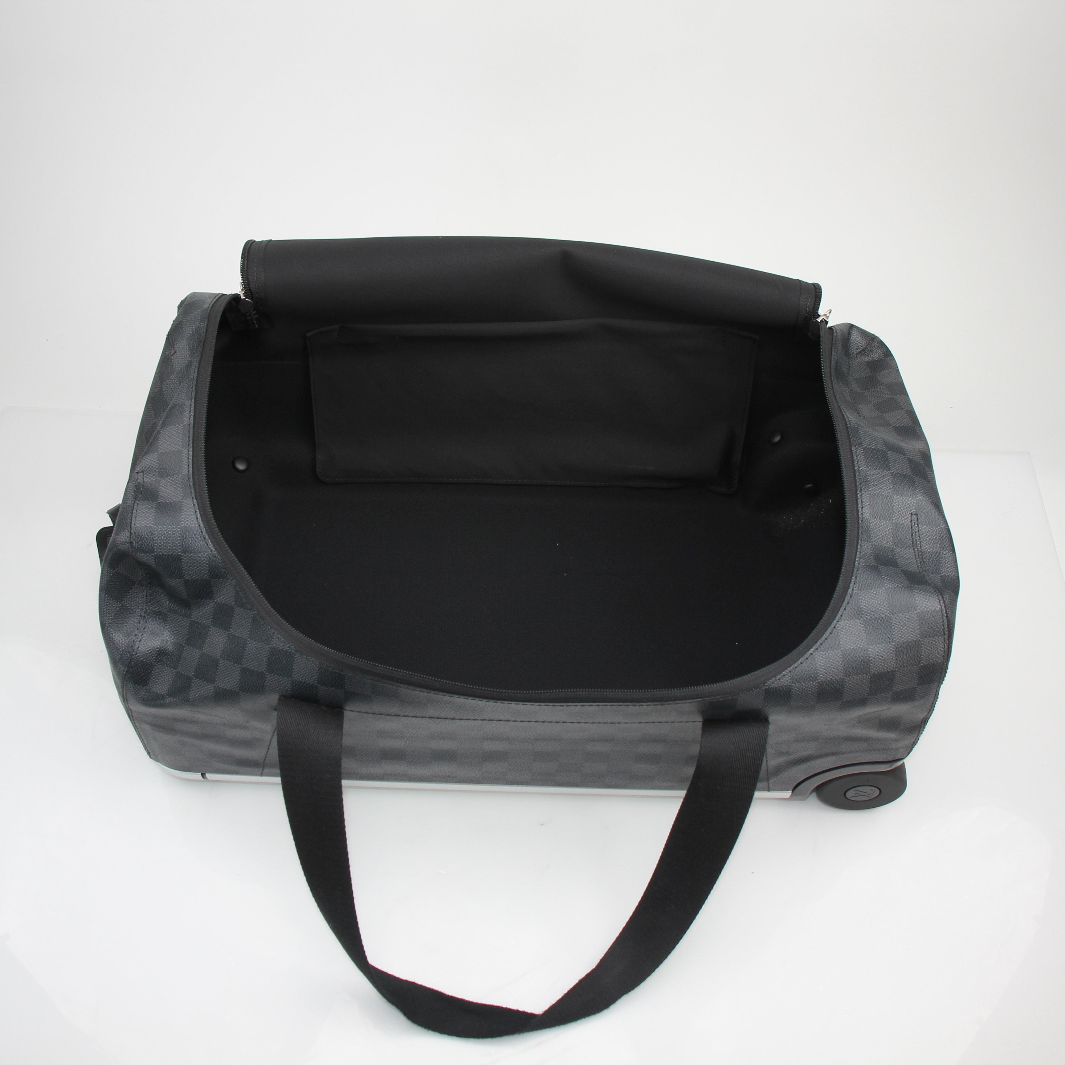 Louis Vuitton Horizon Soft Duffle Damier Graphite 55 Rolling Travel Bag