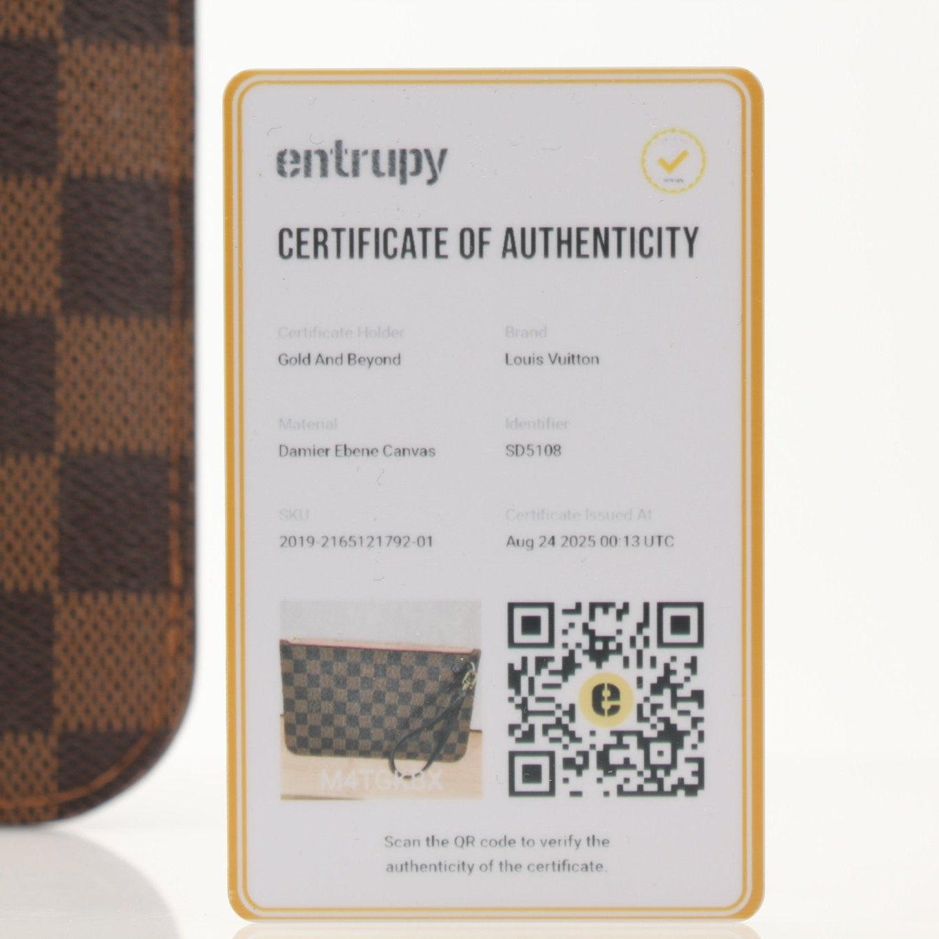 Louis Vuitton Pochette Wristlet from Gold & Beyond, stylish travel bag with leather wrist strap and monogram design.