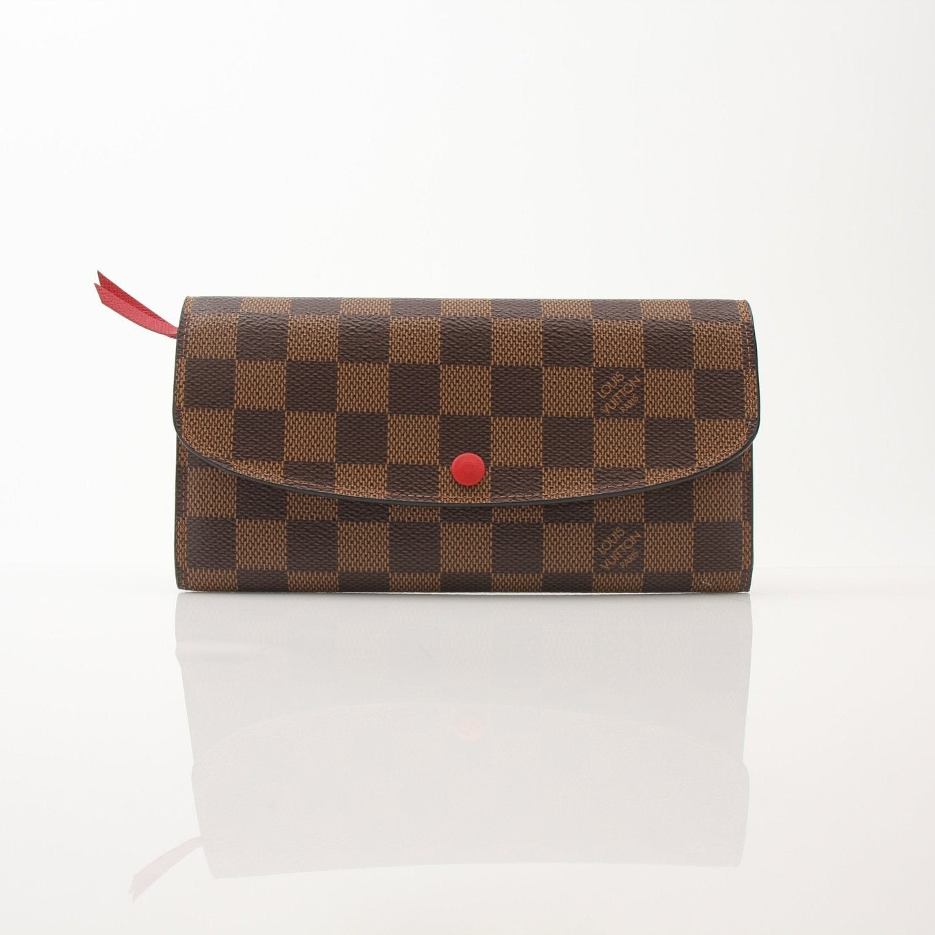 Louis Vuitton Emilie Wallet by Gold & Beyond, featuring a sleek design with multiple card slots and a zip coin pocket.
