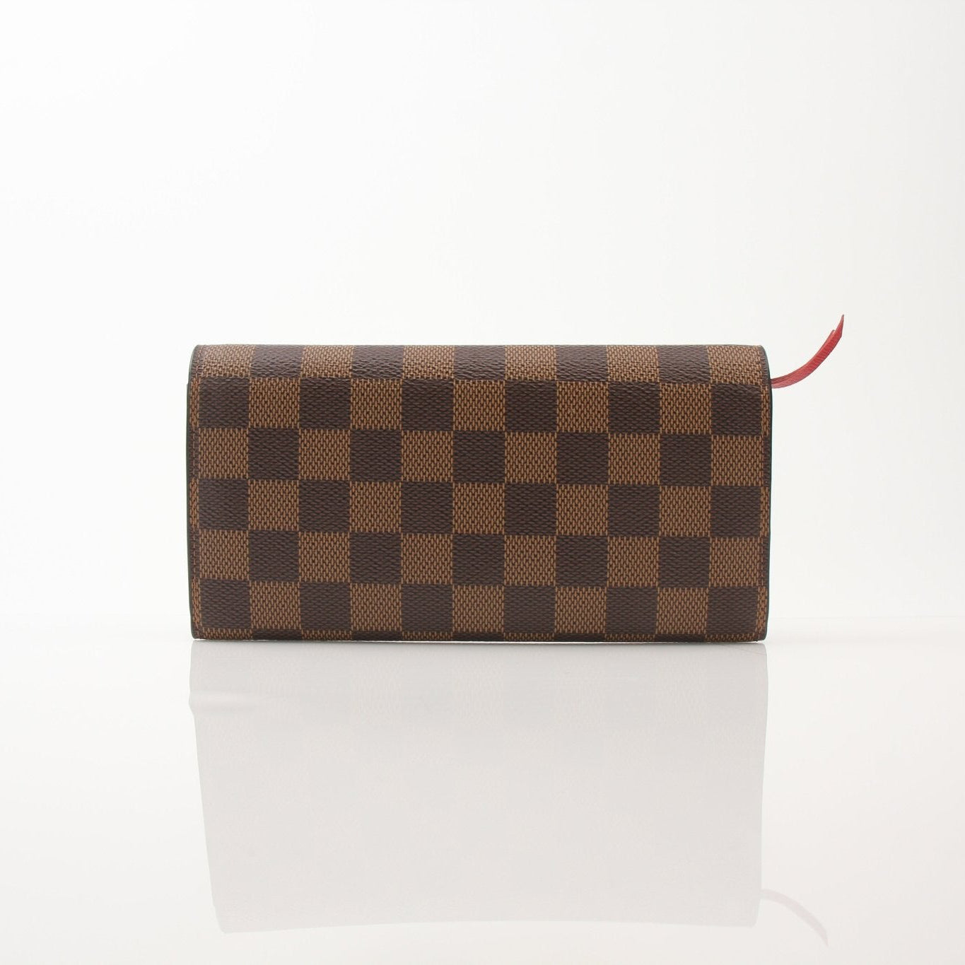 Louis Vuitton Emilie Wallet by Gold & Beyond featuring black leather, gold hardware, and multiple card slots.