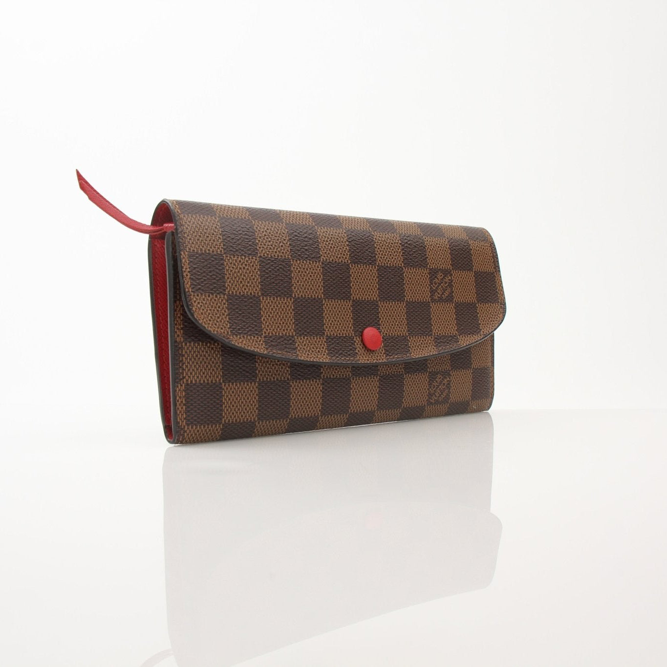 Louis Vuitton Emilie Wallet by Gold & Beyond featuring a sleek leather design with multiple card slots and a compact silhouette.