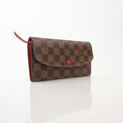 Louis Vuitton Emilie Wallet by Gold & Beyond featuring a sleek leather design with multiple card slots and a compact silhouette.