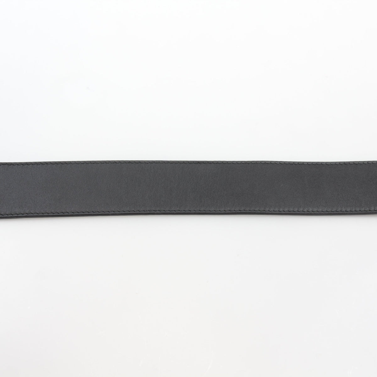Gucci GG Marmont wide black leather belt with gold hardware, featuring the iconic double G logo on the buckle.