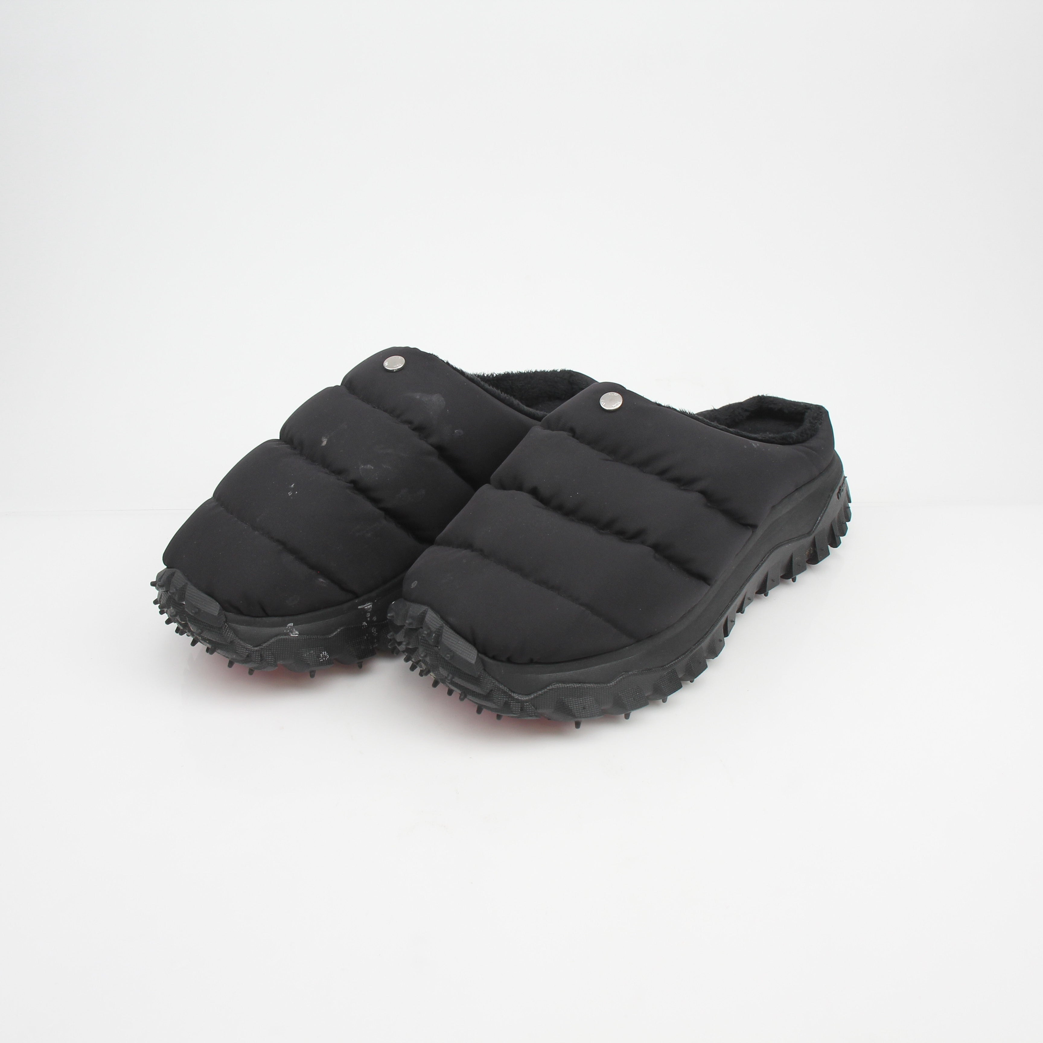 Moncler x Alyx Tailgrip Après Black Nylon Mules