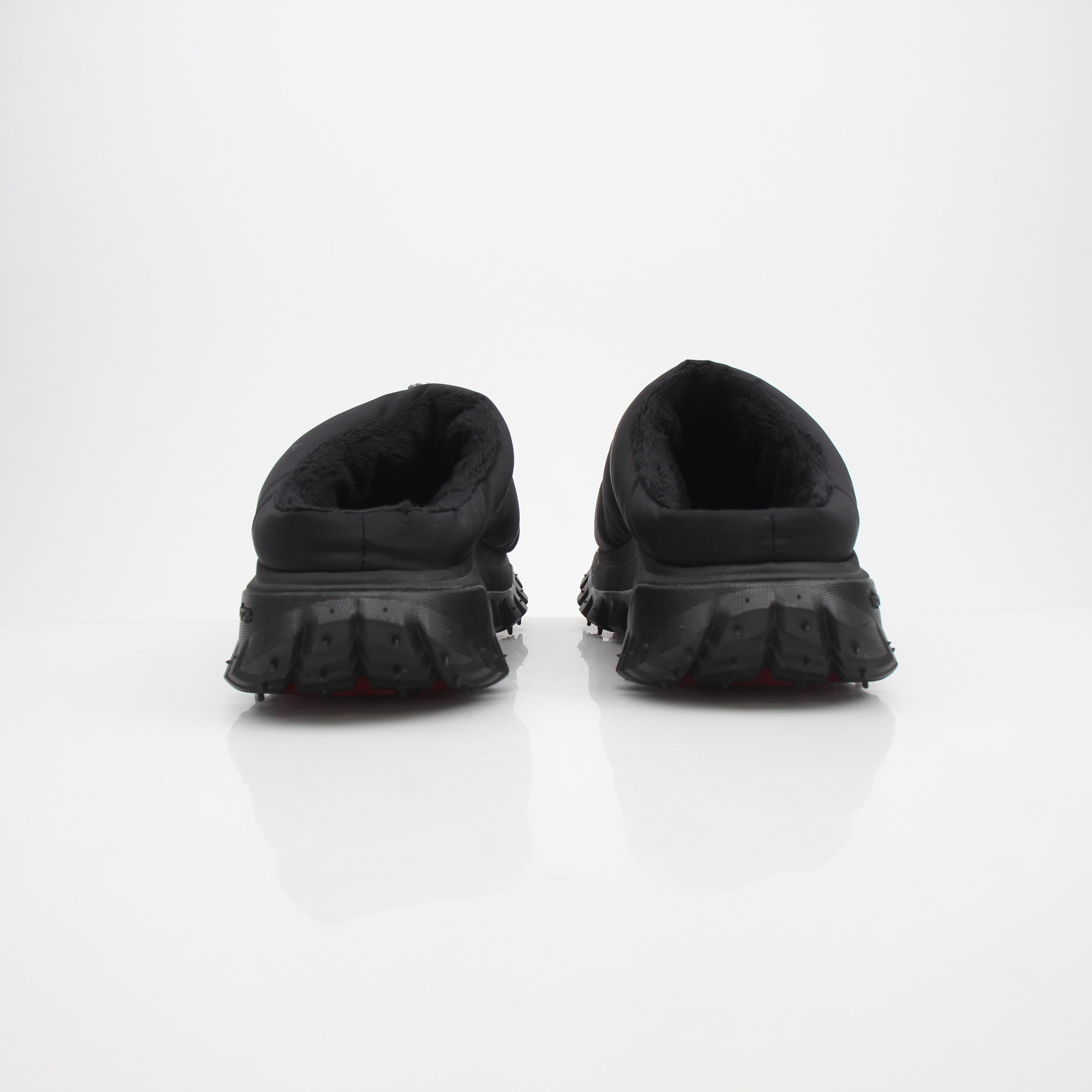 Moncler x Alyx Tailgrip Après Black Nylon Mules