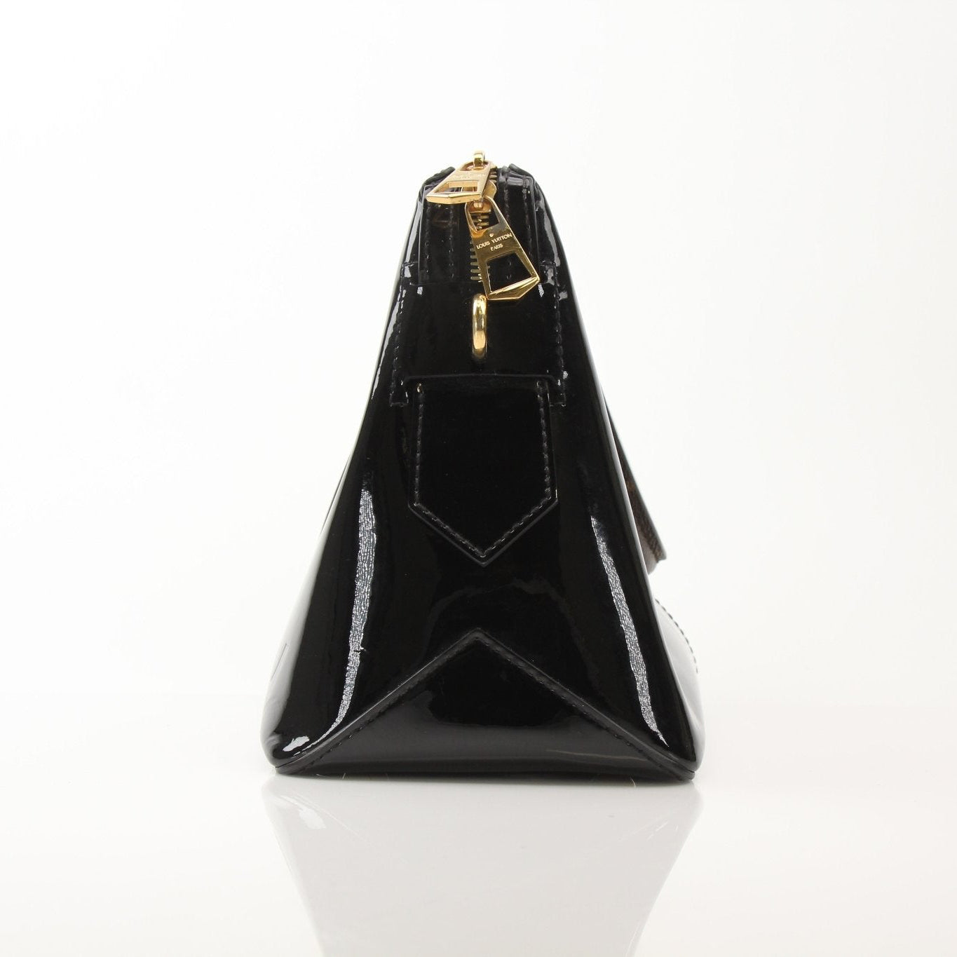 Gold & Beyond Louis Vuitton Miroir Satchel Bag handbag with metallic finish and structured design, showcasing luxury and elegance.