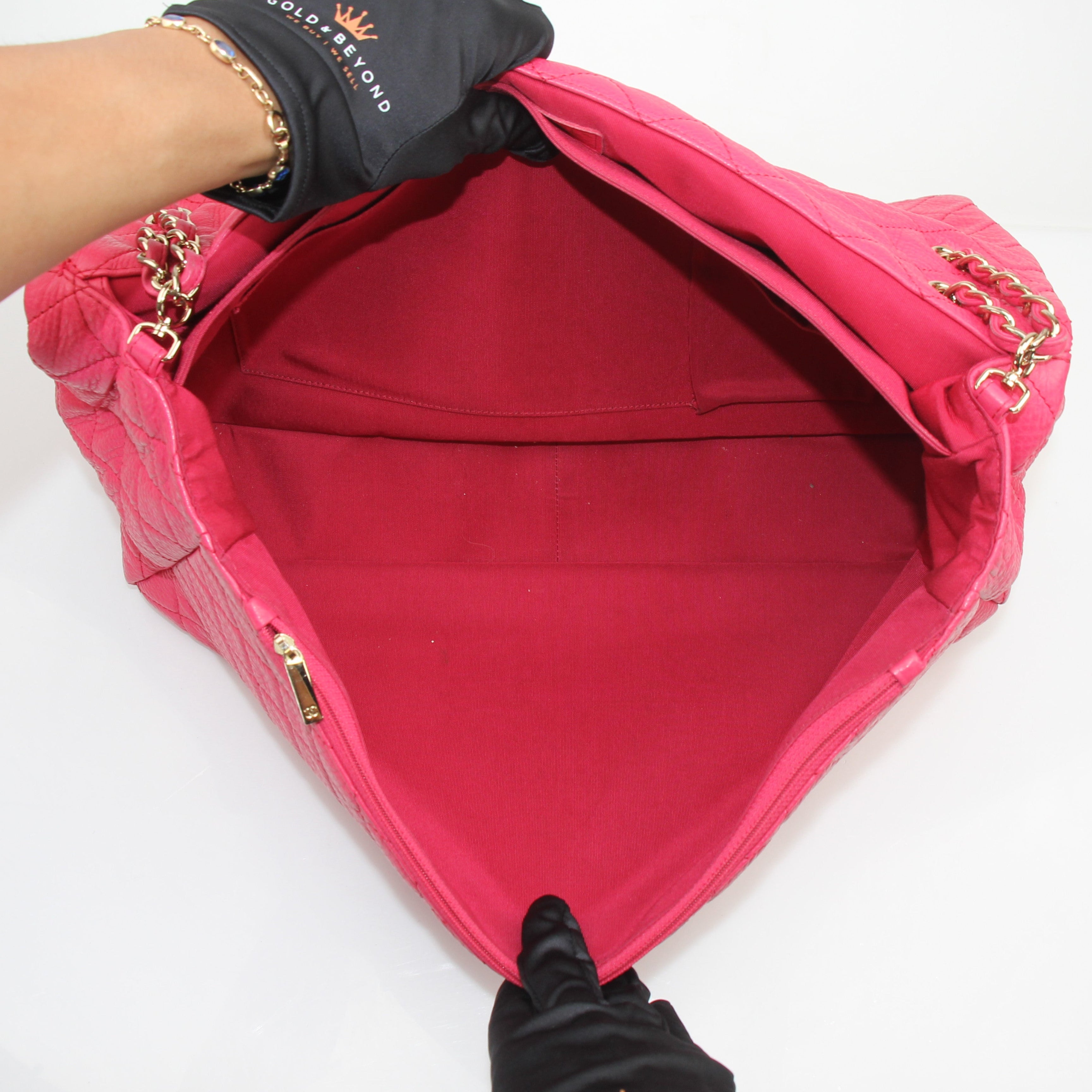 Chanel Quilted Caviar Travel Flap Bag