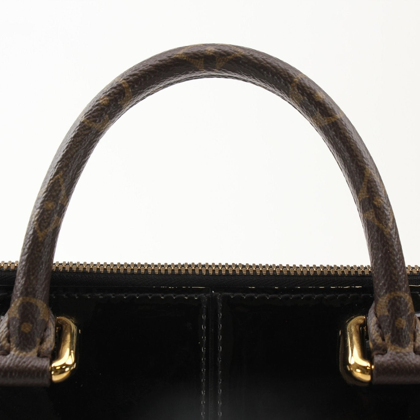 Louis Vuitton Miroir Satchel handbag by Gold & Beyond, featuring shiny metallic finish and structured design.