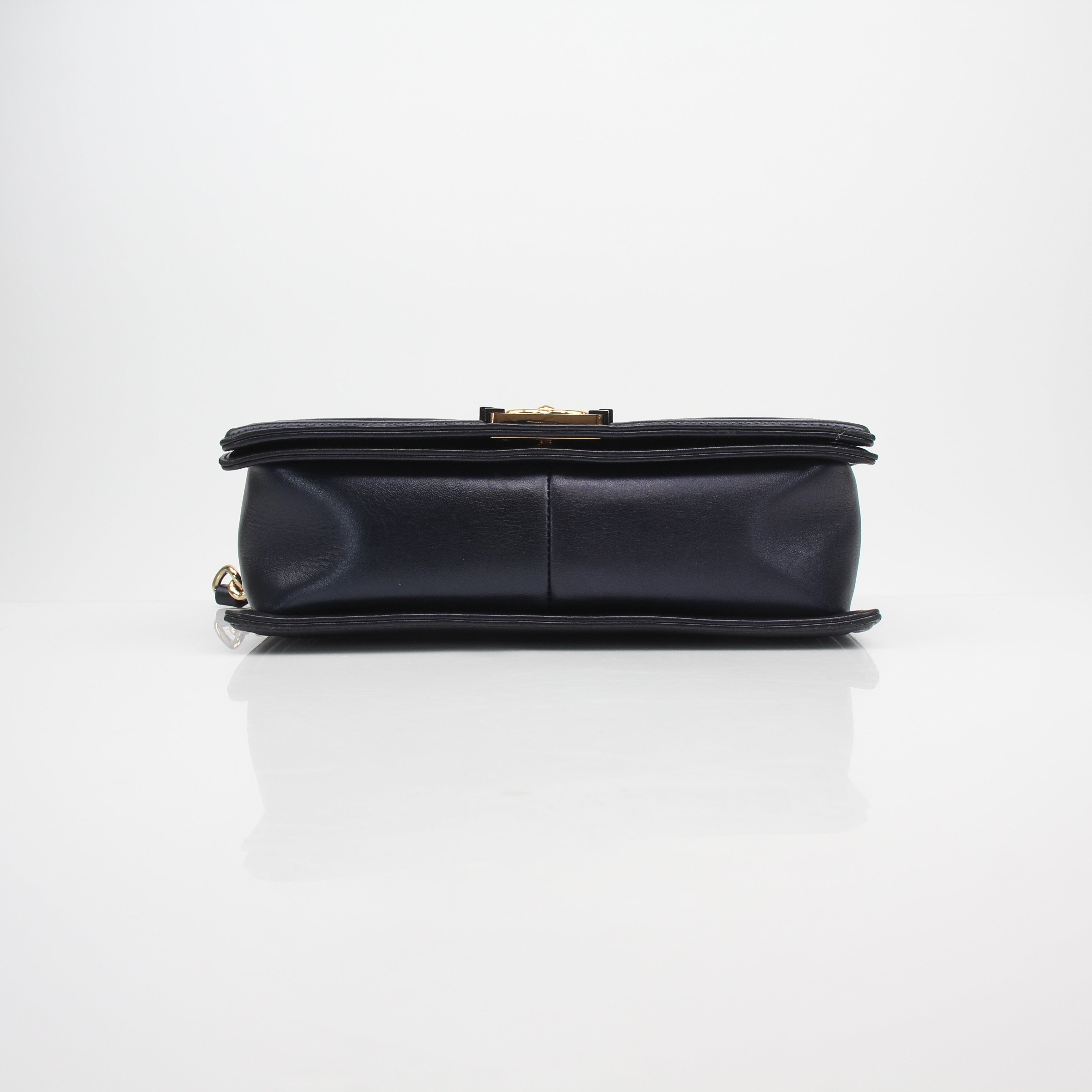 Chanel Cube Embossed New Medium Boy Flap Bag
